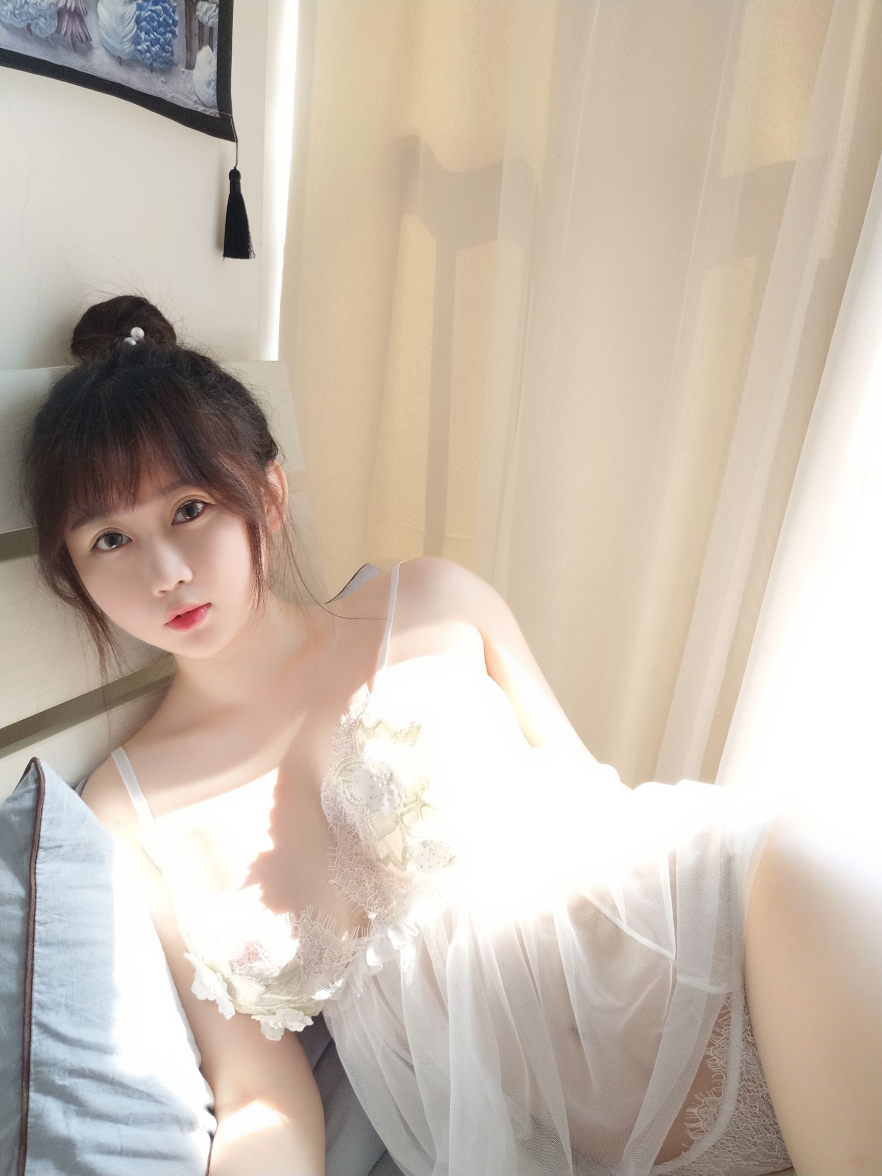 蜜桃少女是依酱呀 蕾丝内衣-图8