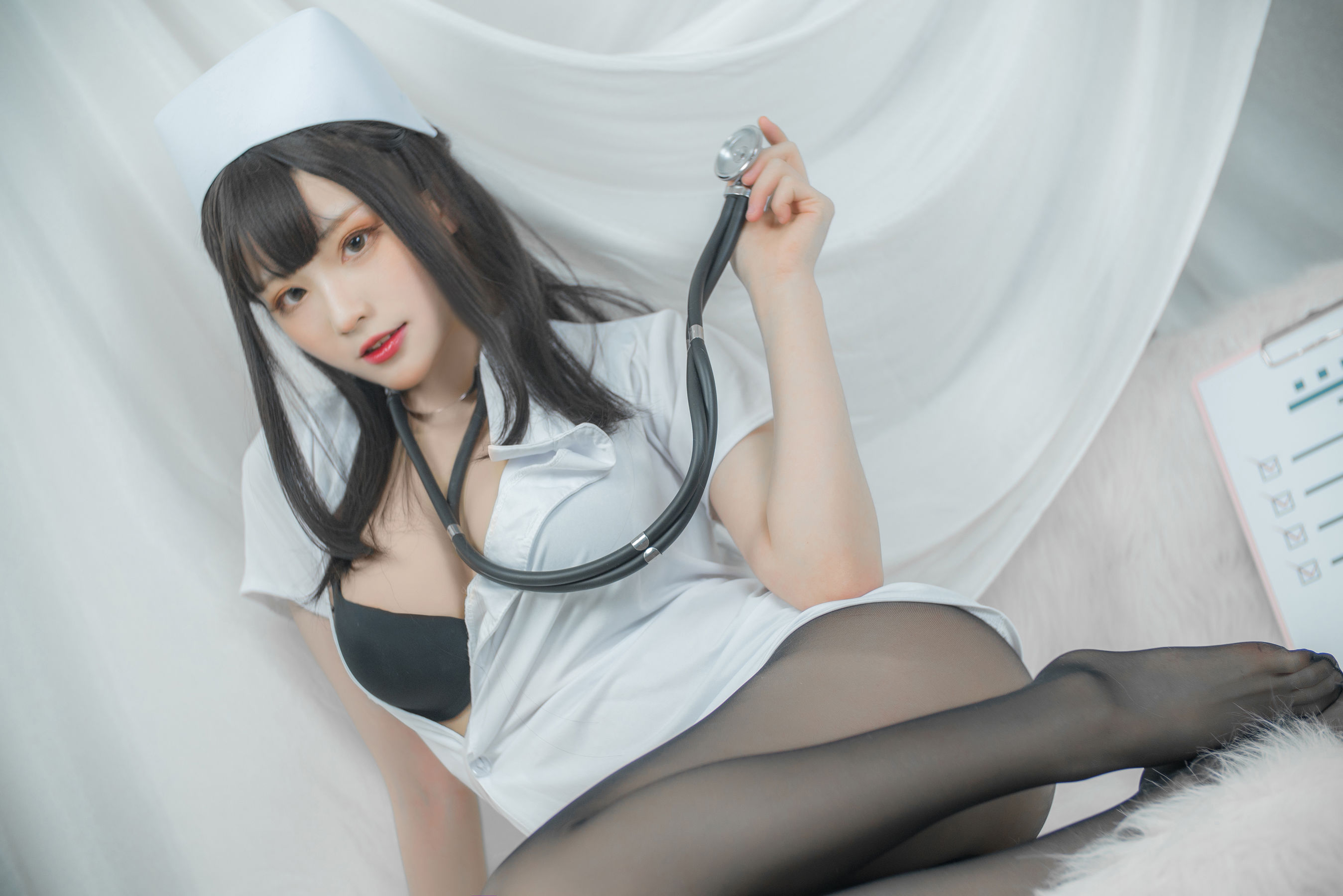 起司块wii写真 白色护士-图0