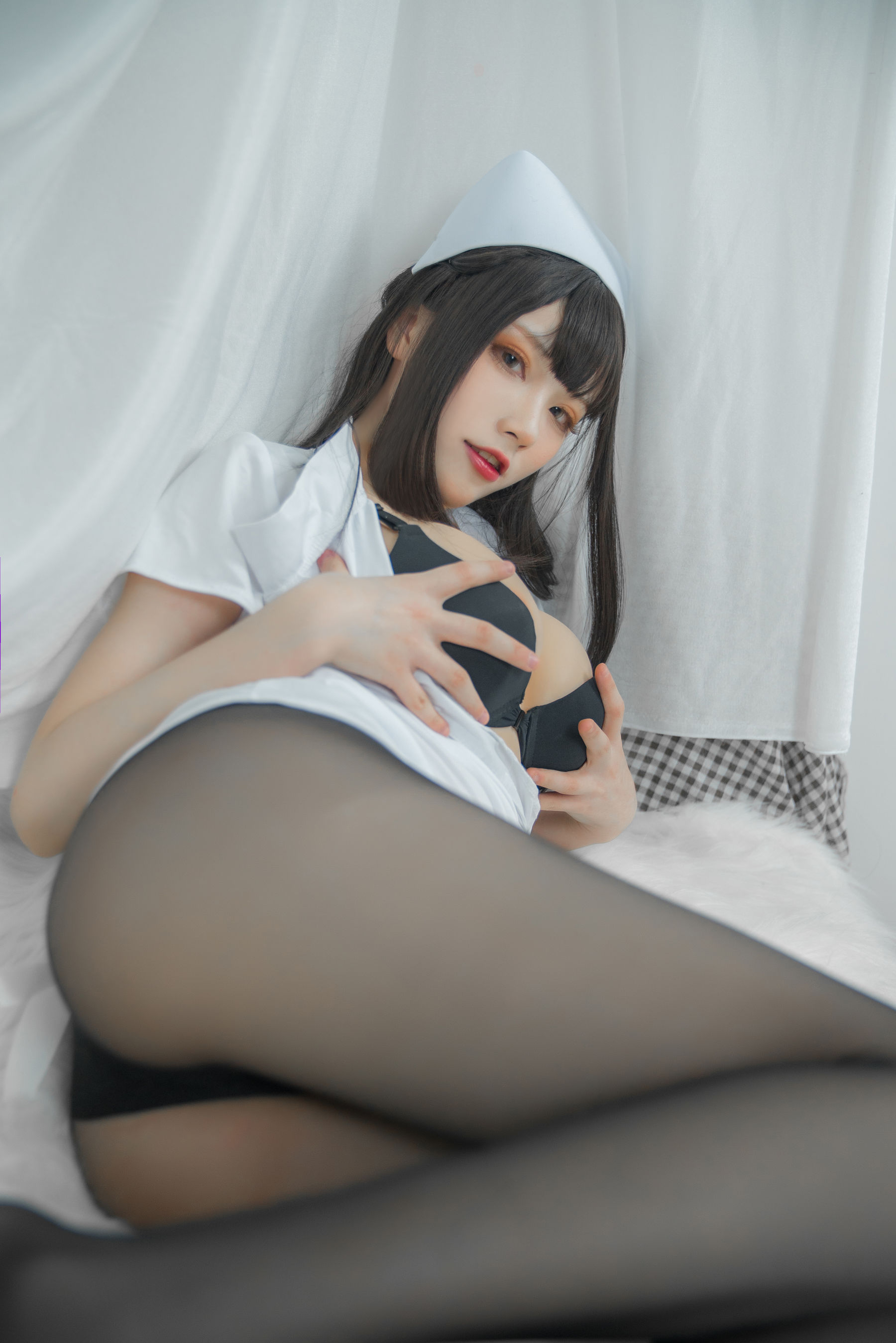起司块wii写真 白色护士-图16
