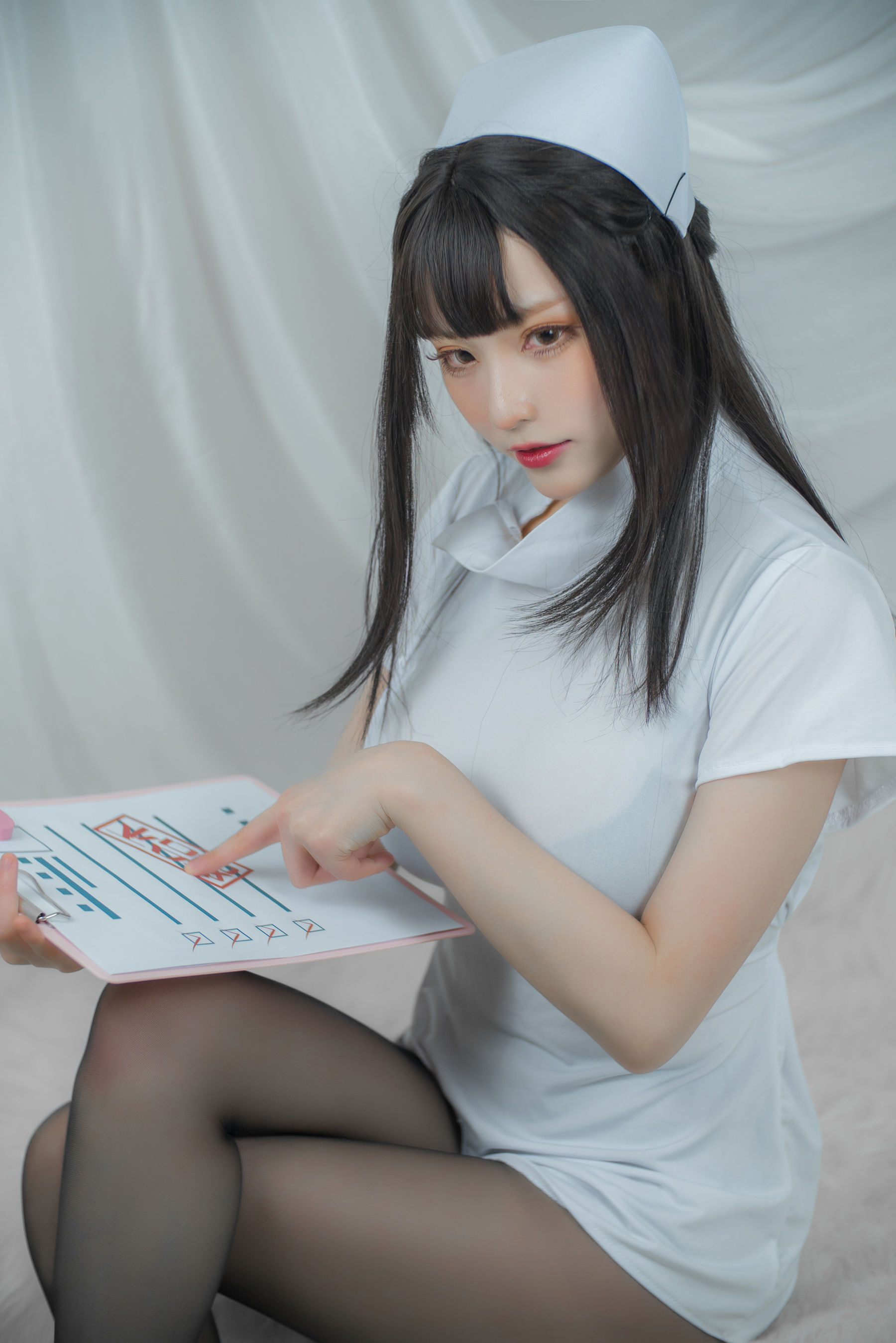 起司块wii写真 白色护士-图45
