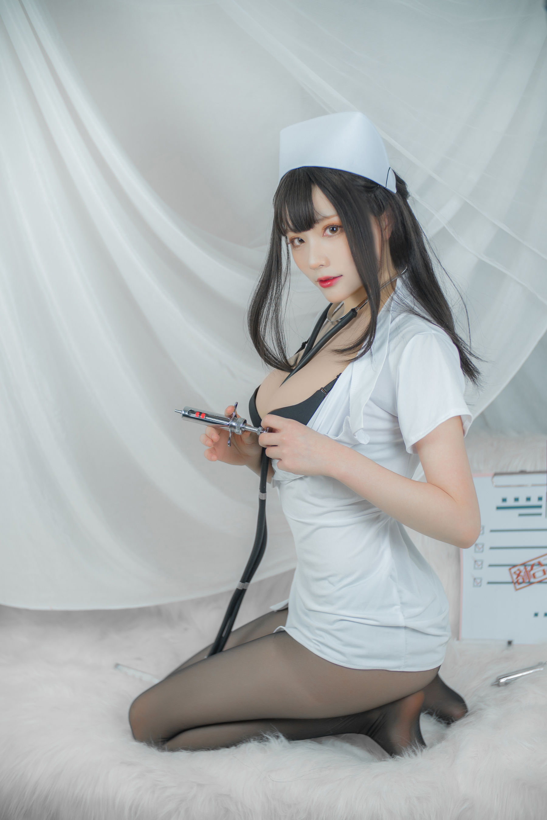 起司块wii写真 白色护士-图5