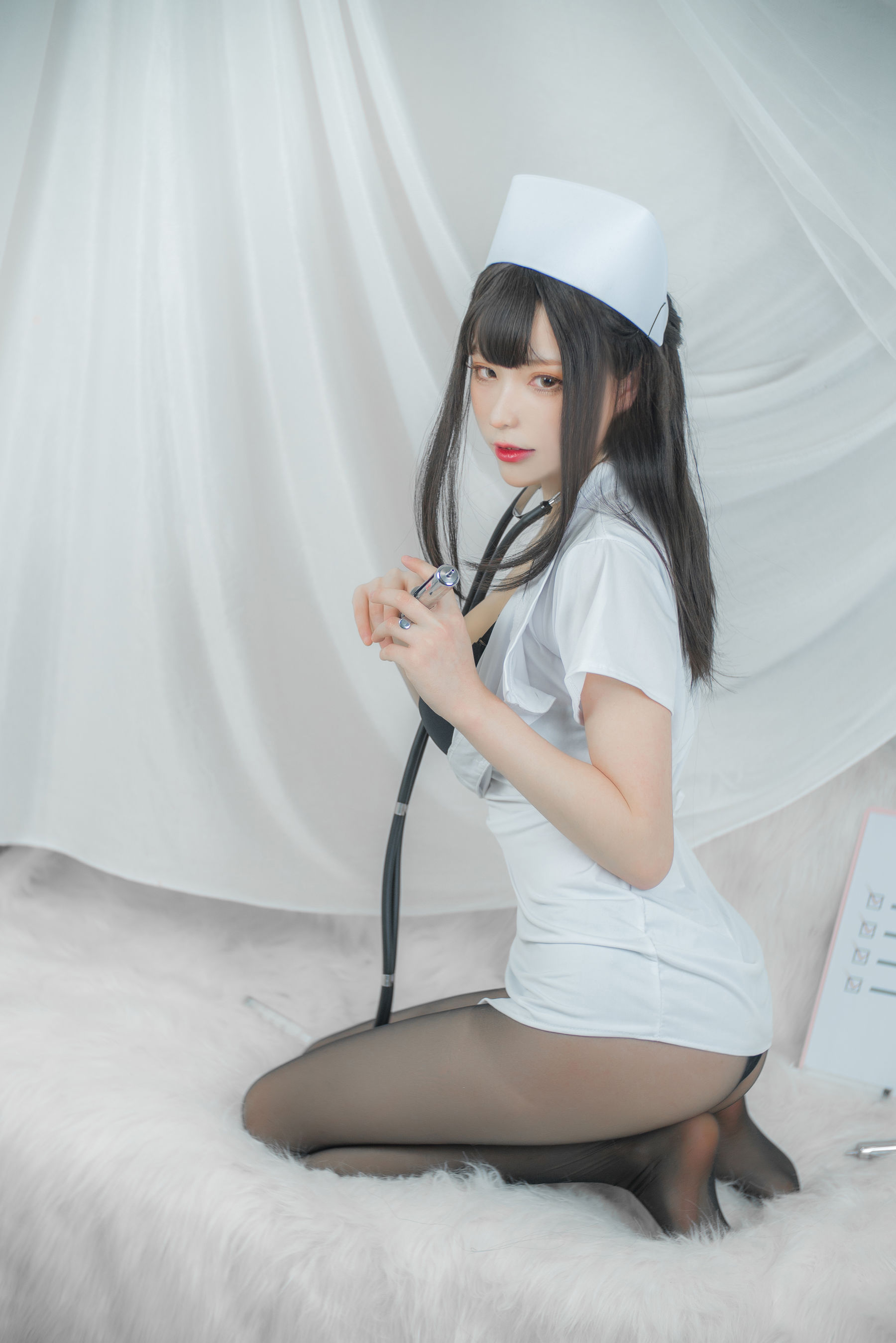 起司块wii写真 白色护士-图6