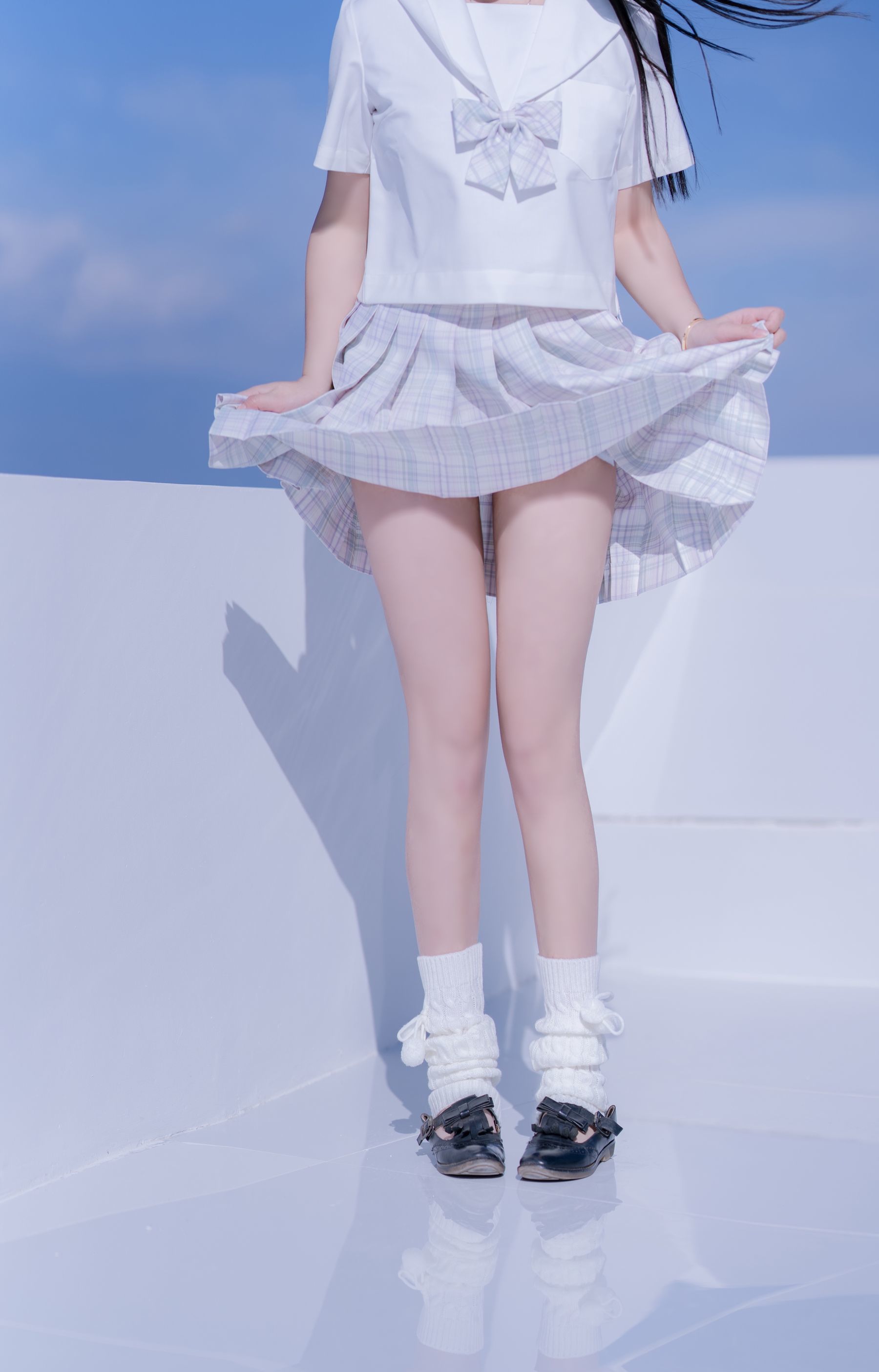 斗鱼米线线sama写真 JK萌妹-图29
