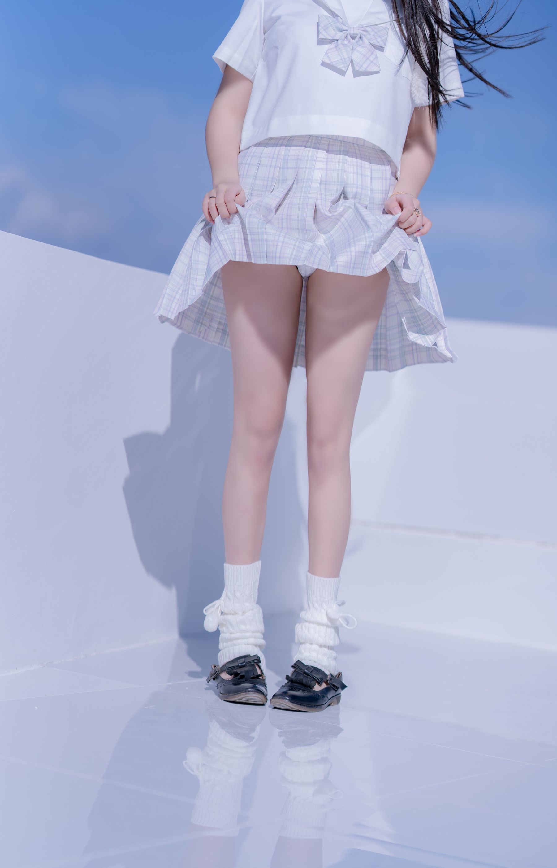 斗鱼米线线sama写真 JK萌妹-图30