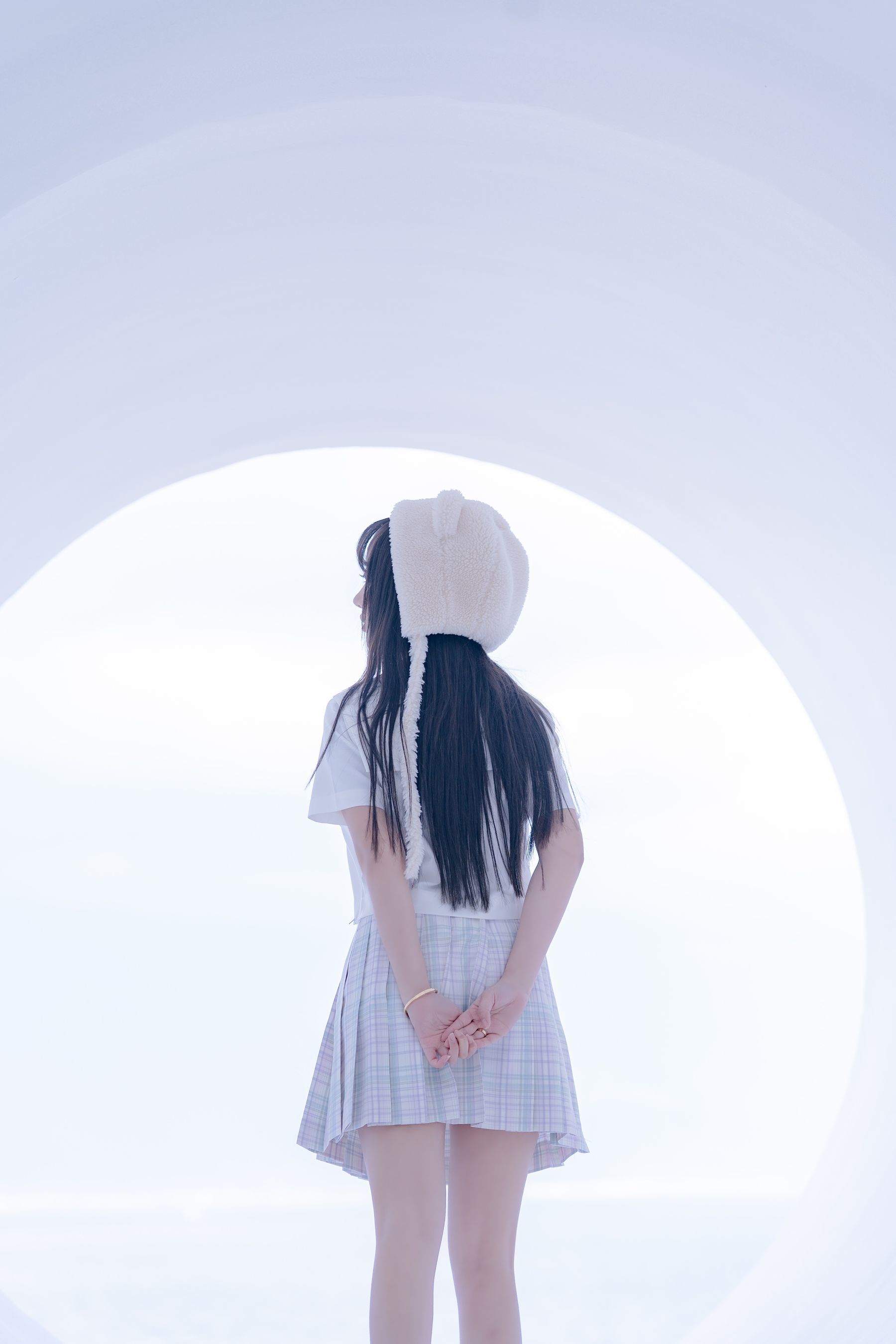 斗鱼米线线sama写真 JK萌妹-图45