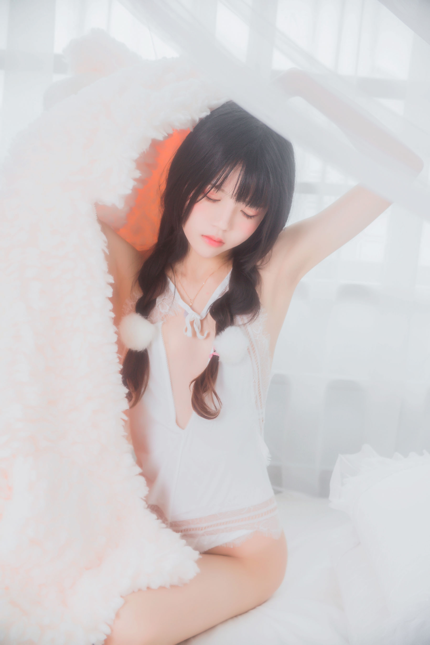 桜桃喵 冬眠系列 纯白私房-图11