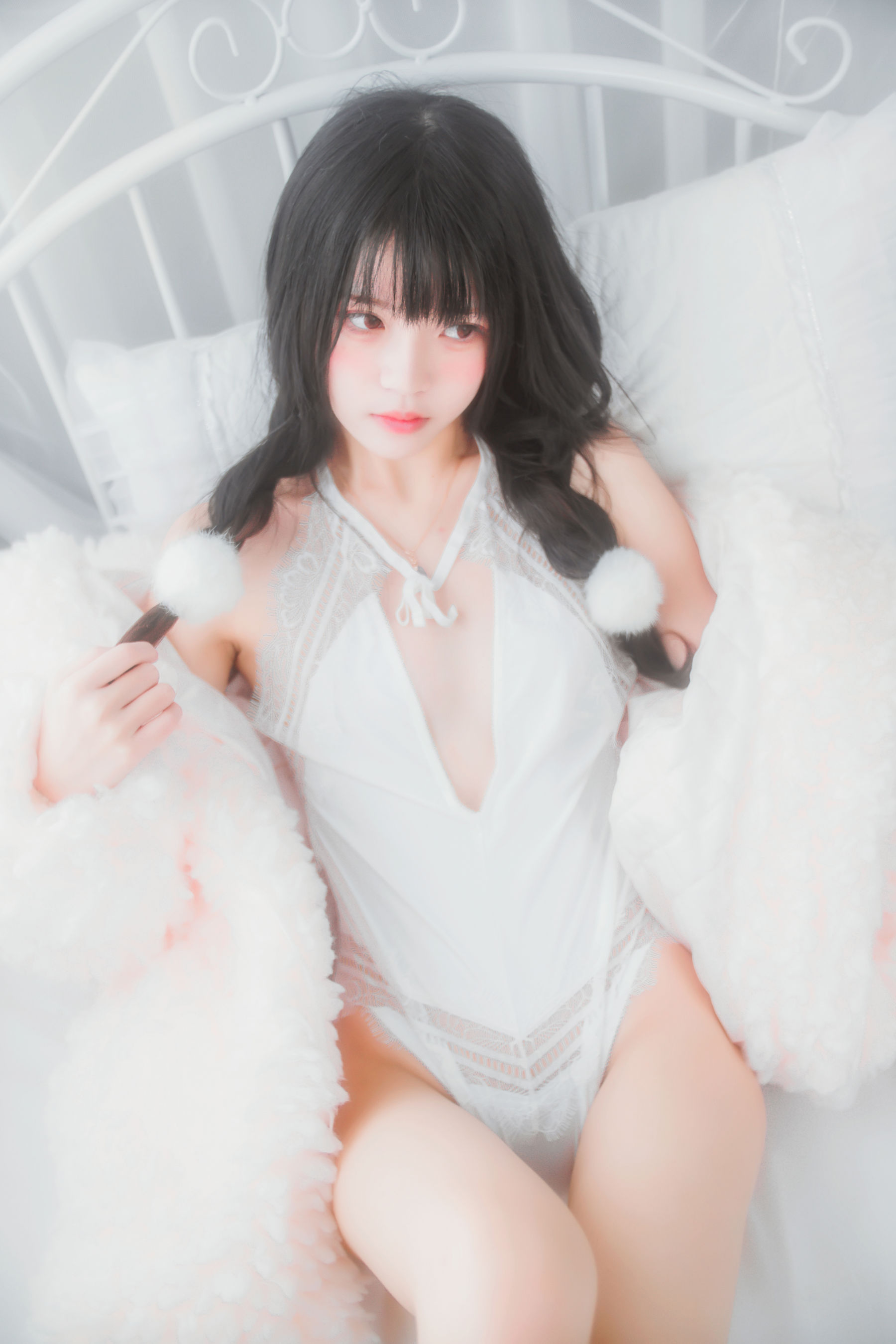 桜桃喵 冬眠系列 纯白私房-图22