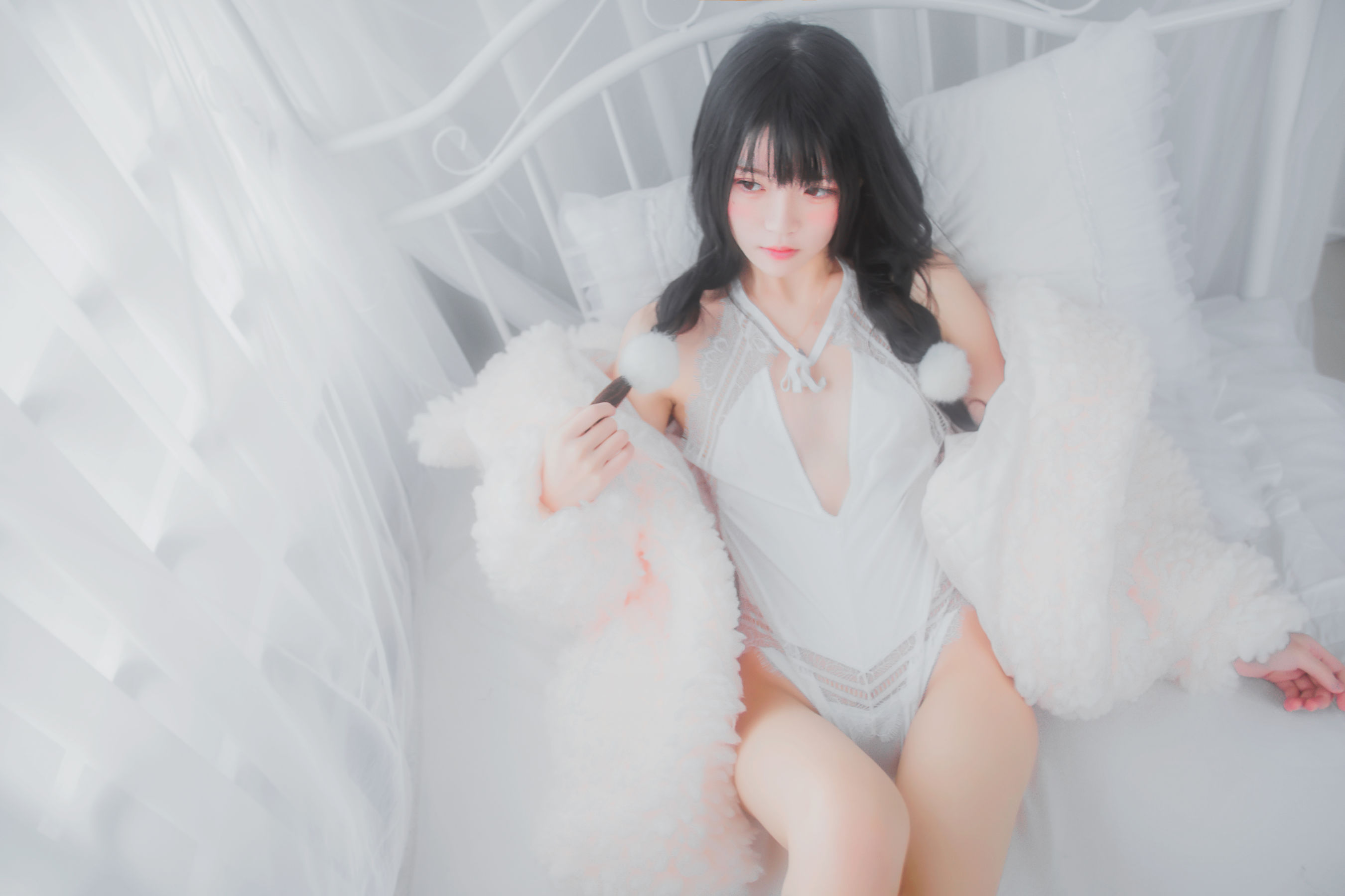 桜桃喵 冬眠系列 纯白私房-图23