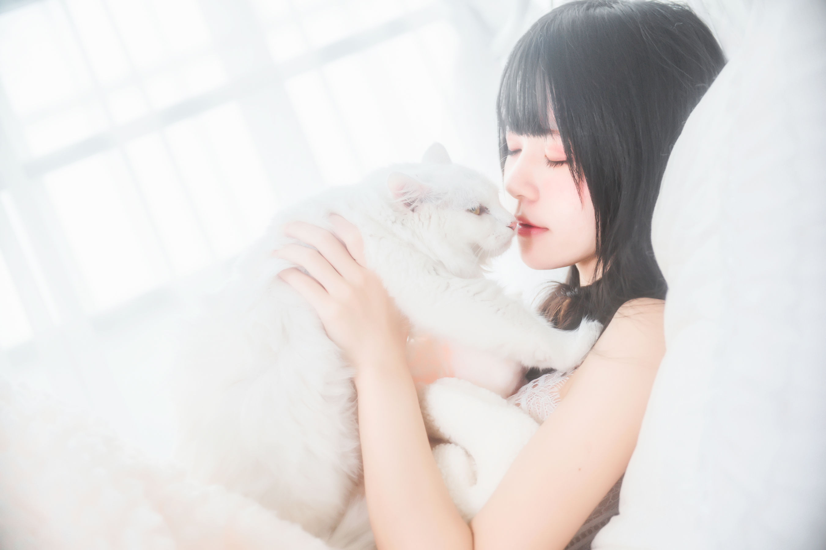 桜桃喵 冬眠系列 纯白私房-图29