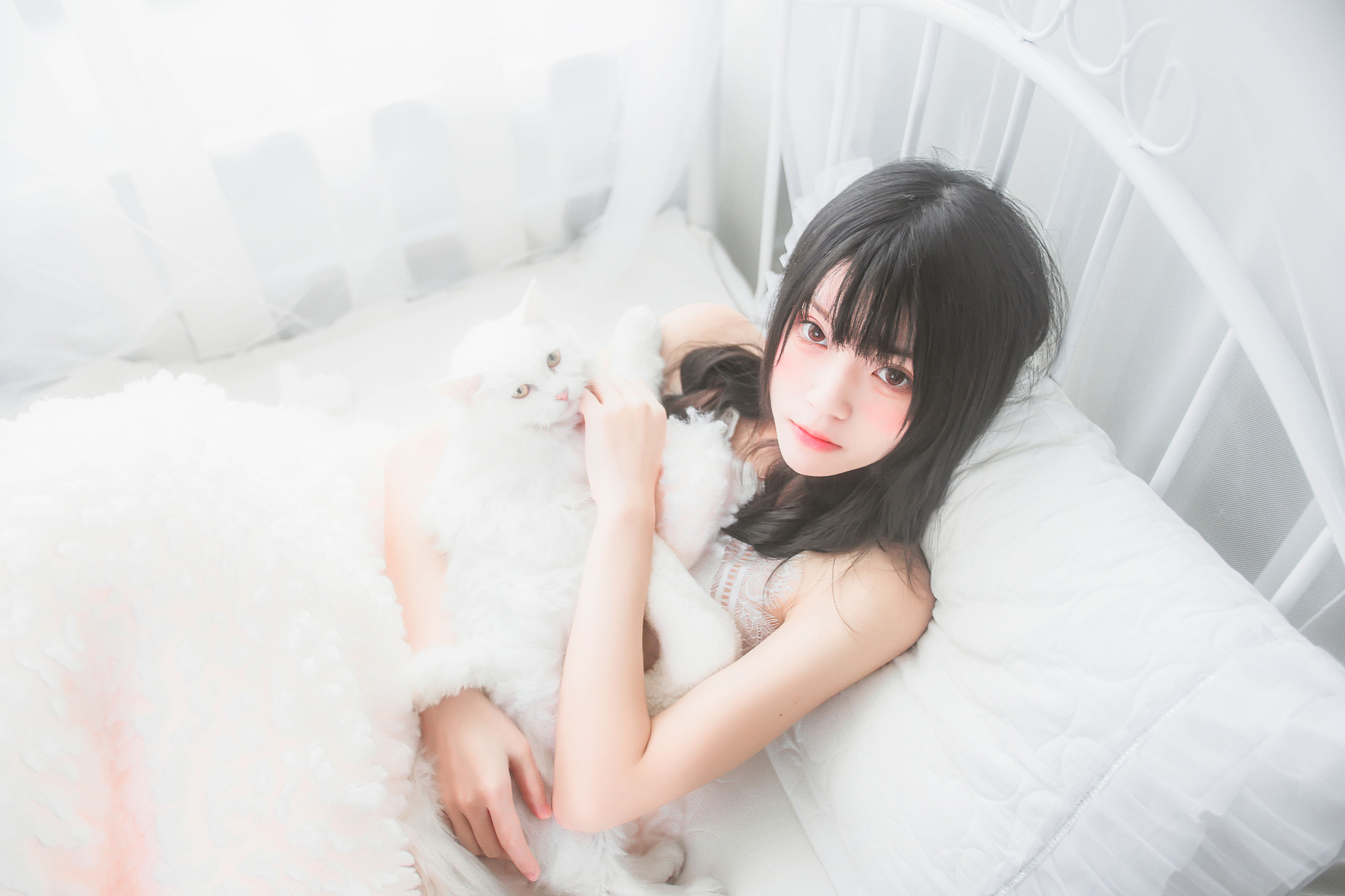 桜桃喵 冬眠系列 纯白私房-图30