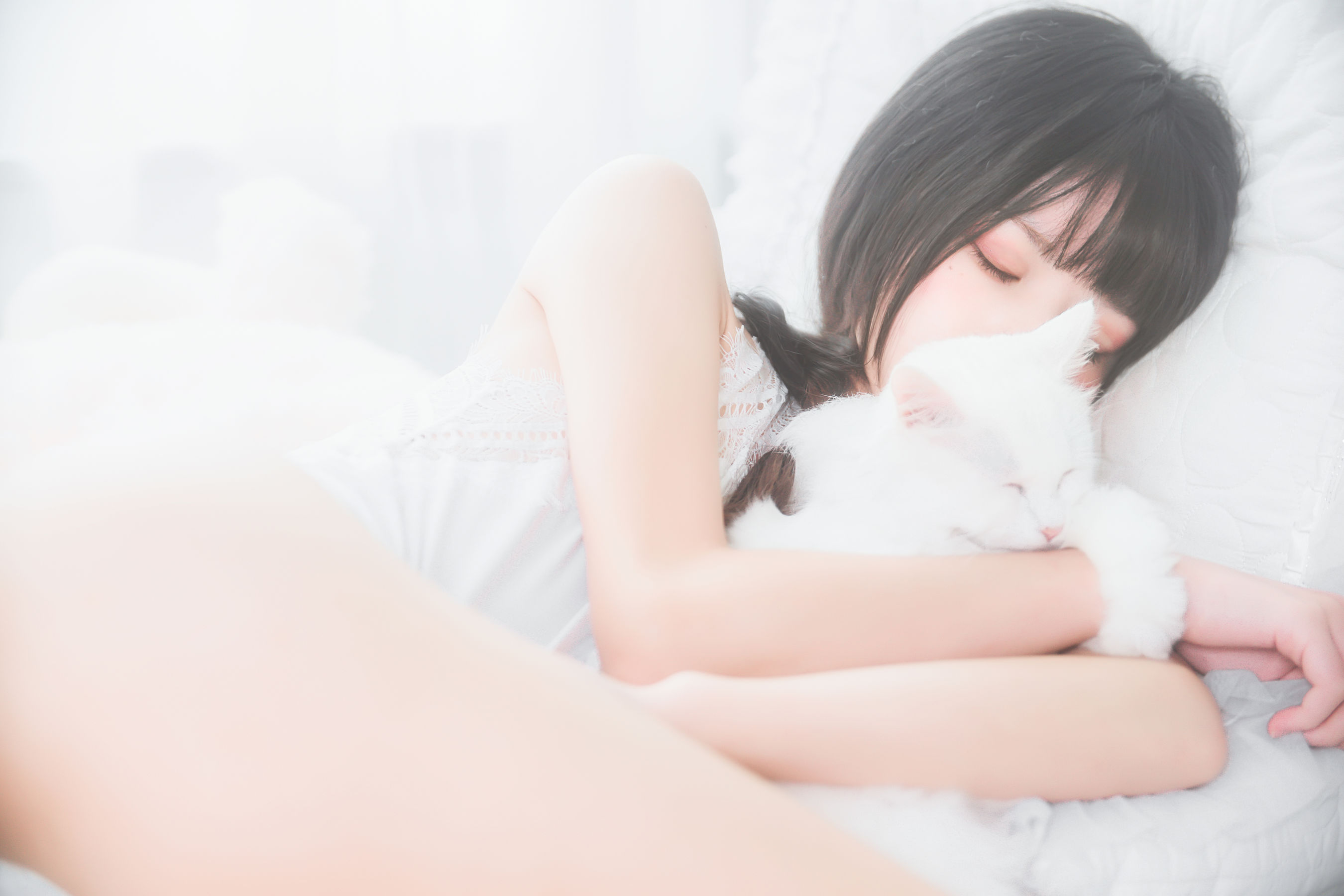 桜桃喵 冬眠系列 纯白私房-图36