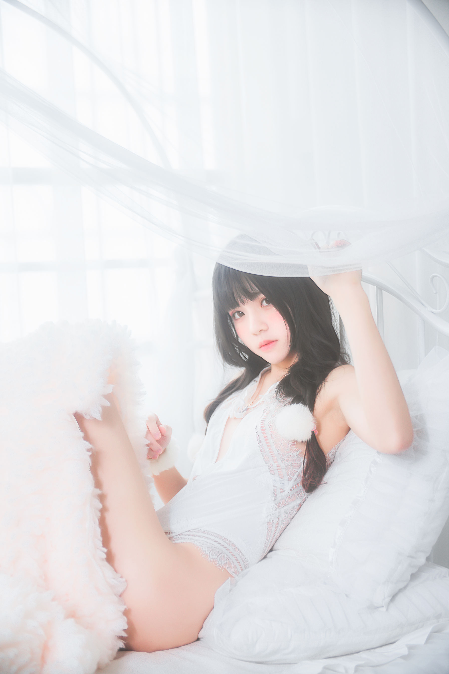 桜桃喵 冬眠系列 纯白私房-图38