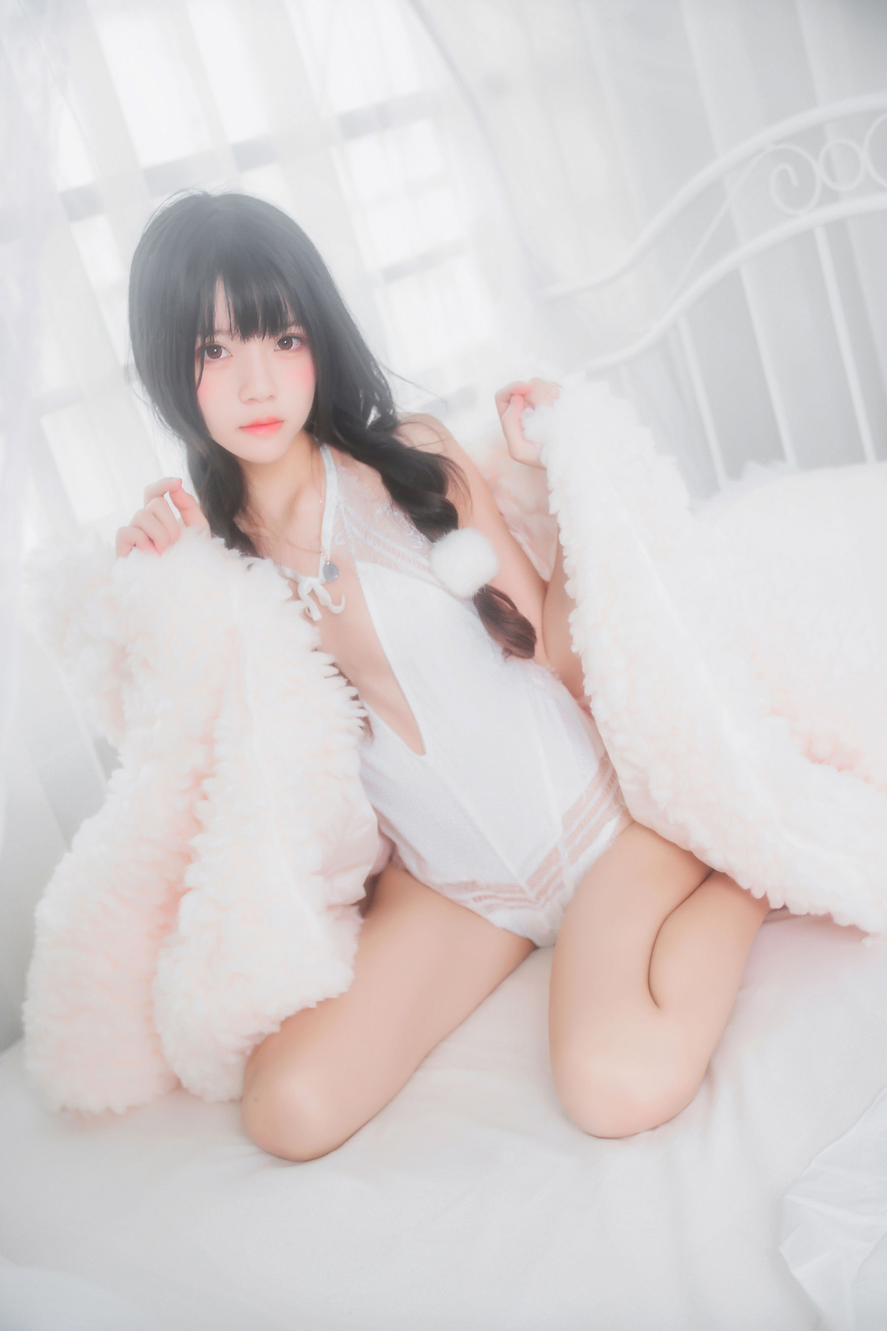 桜桃喵 冬眠系列 纯白私房-图3