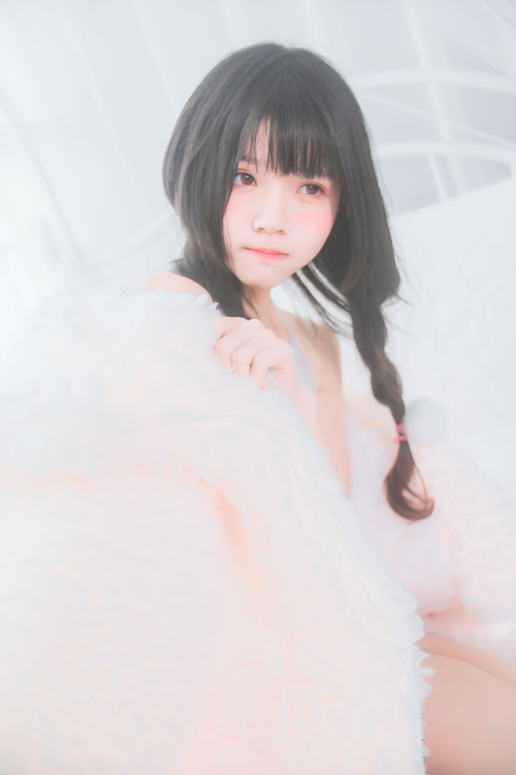 桜桃喵 冬眠系列 纯白私房-图40