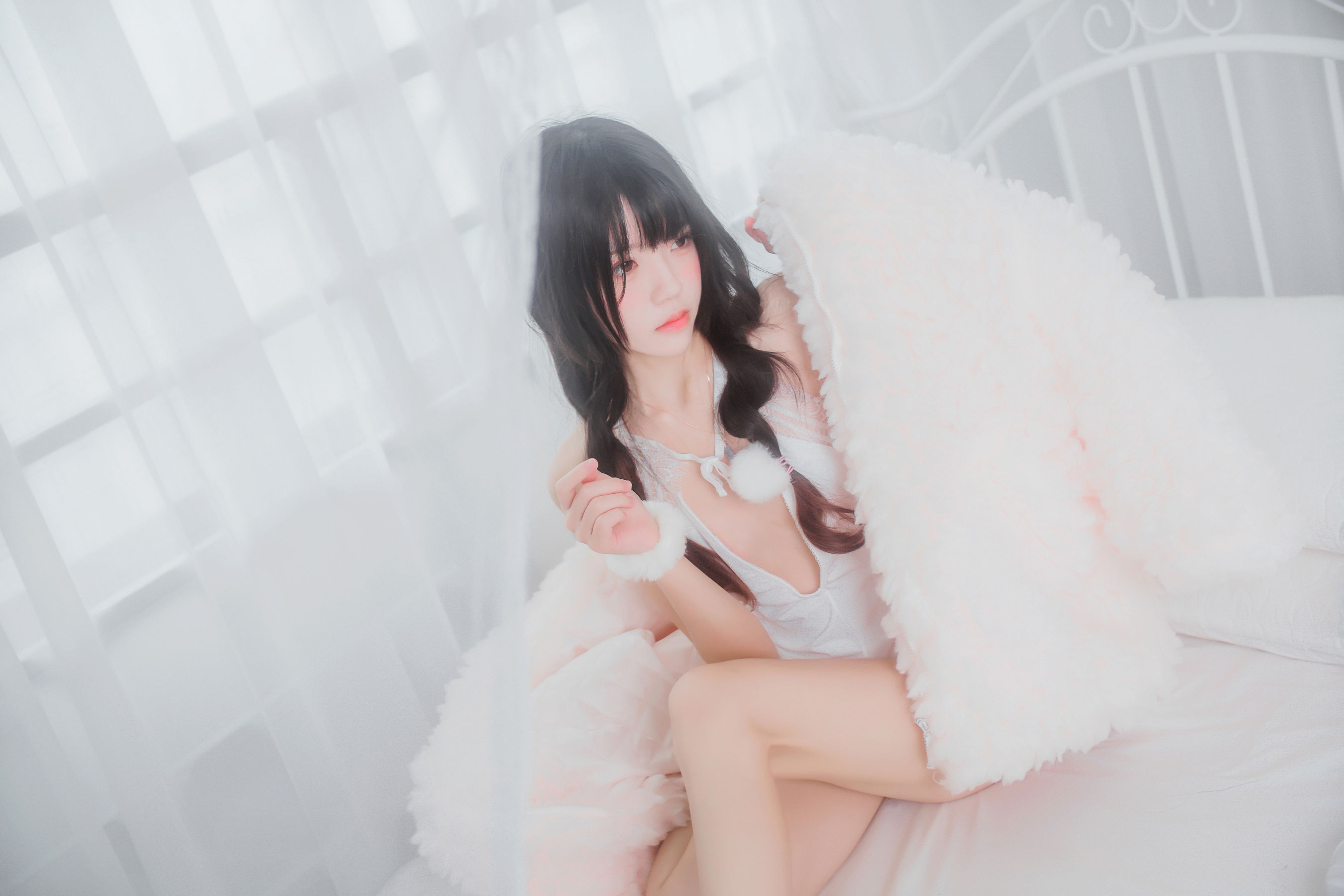 桜桃喵 冬眠系列 纯白私房-图4