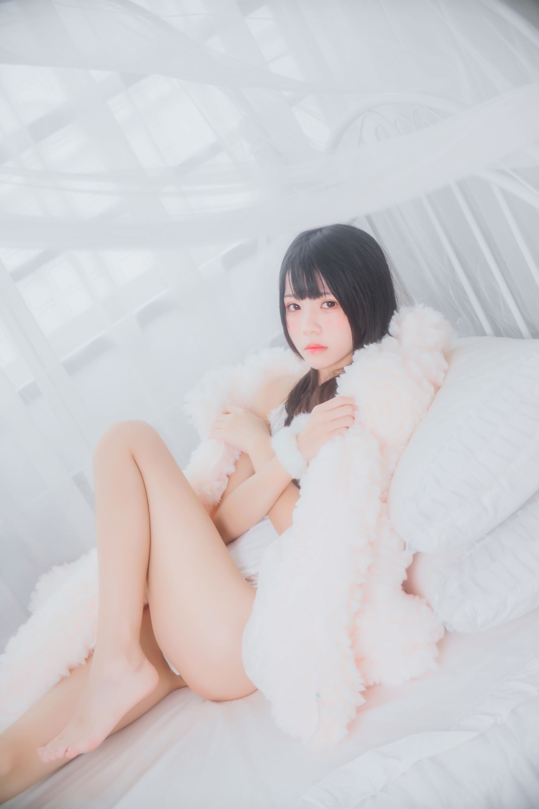 桜桃喵 冬眠系列 纯白私房-图8