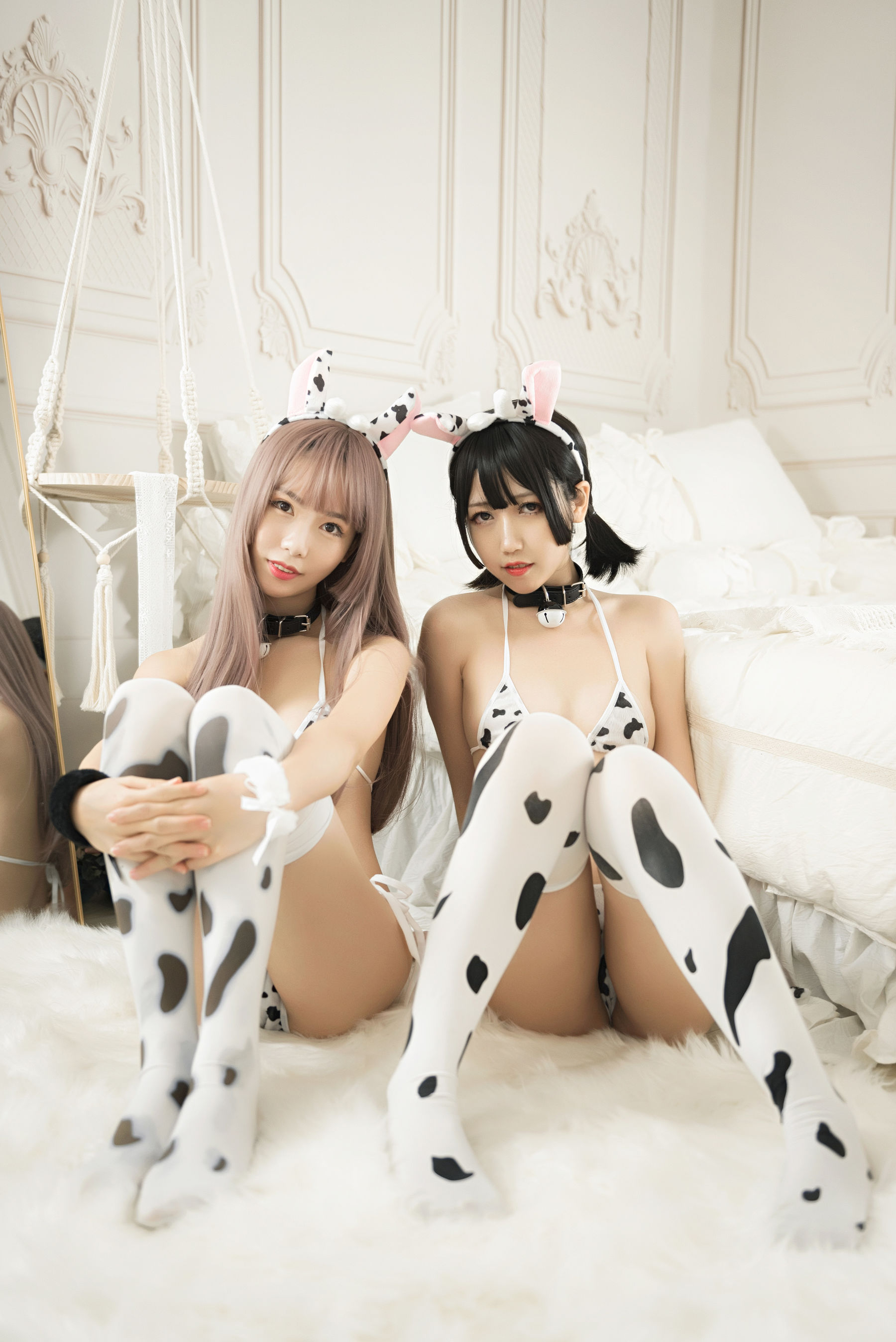 抖娘-利世图集 抖娘×不呆猫 牛奶-图14