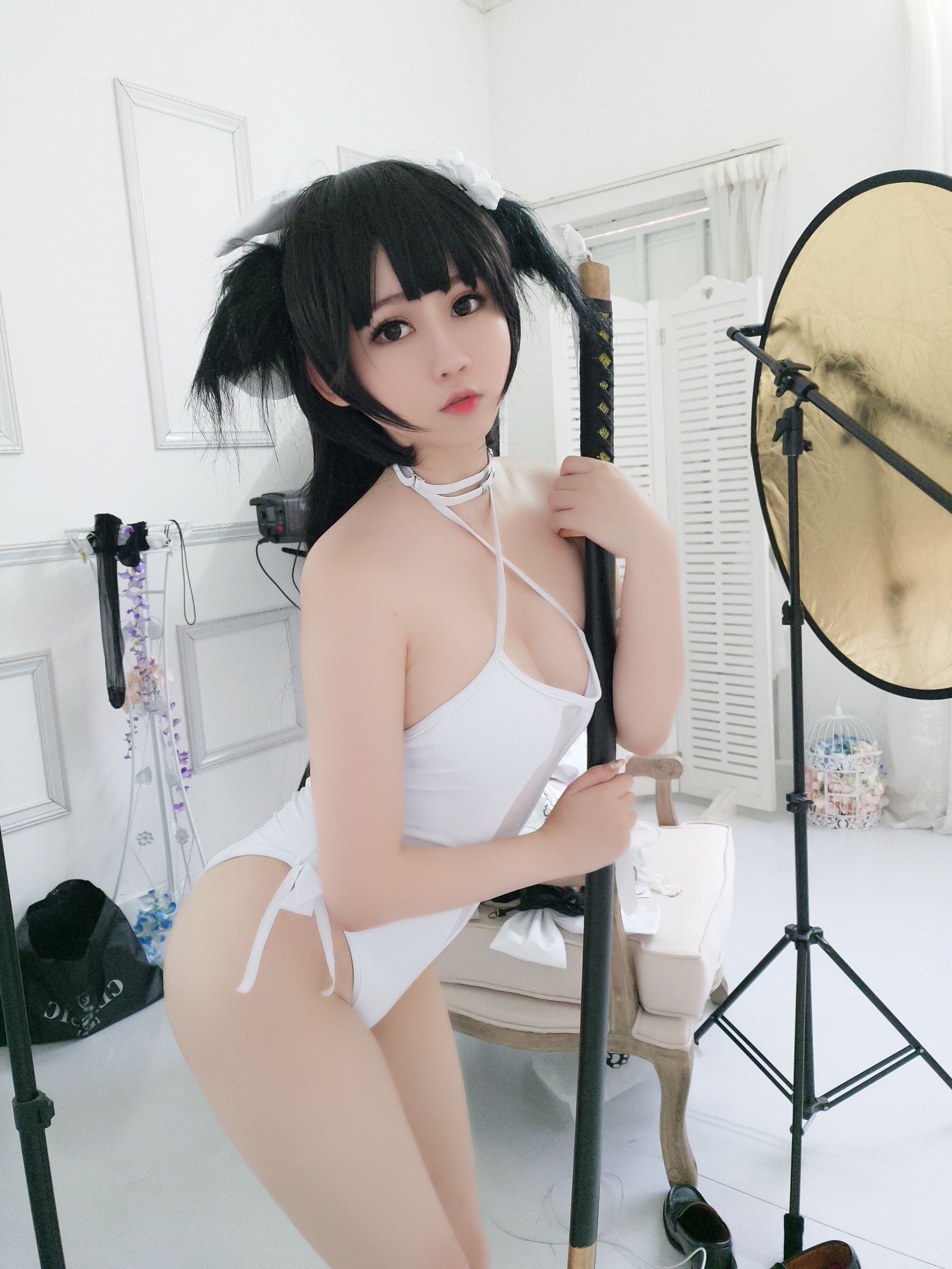 蜜桃少女是依酱呀 爱岩-图1
