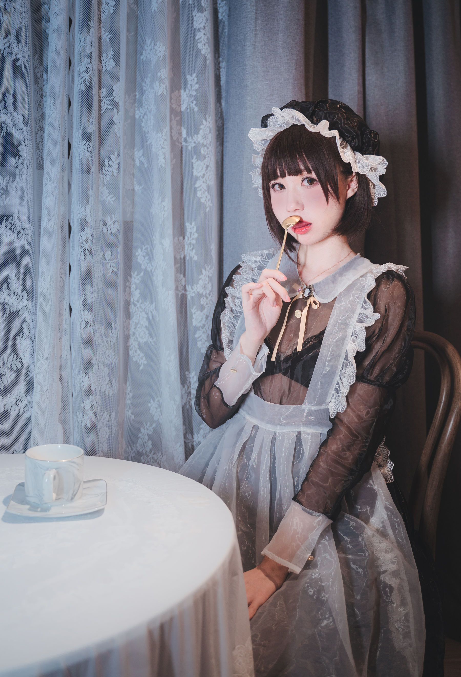萌妹子南鸽 透明女仆-图45