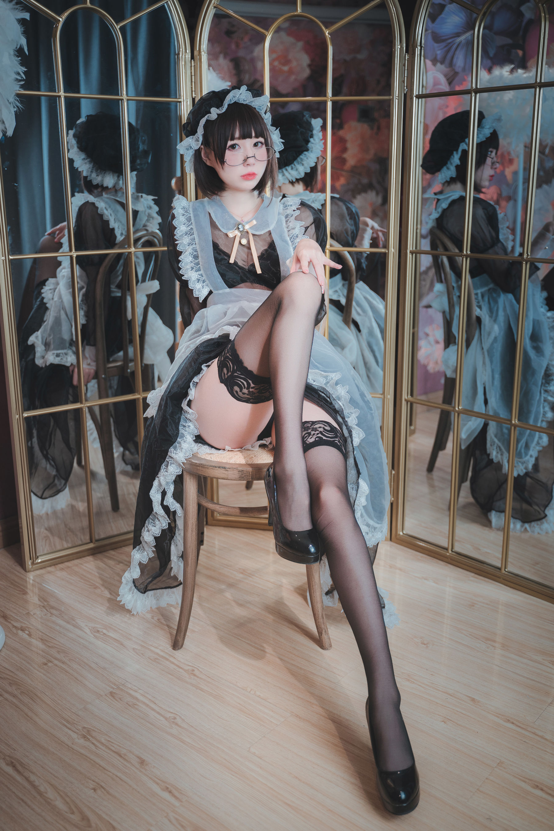 萌妹子南鸽 透明女仆-图6
