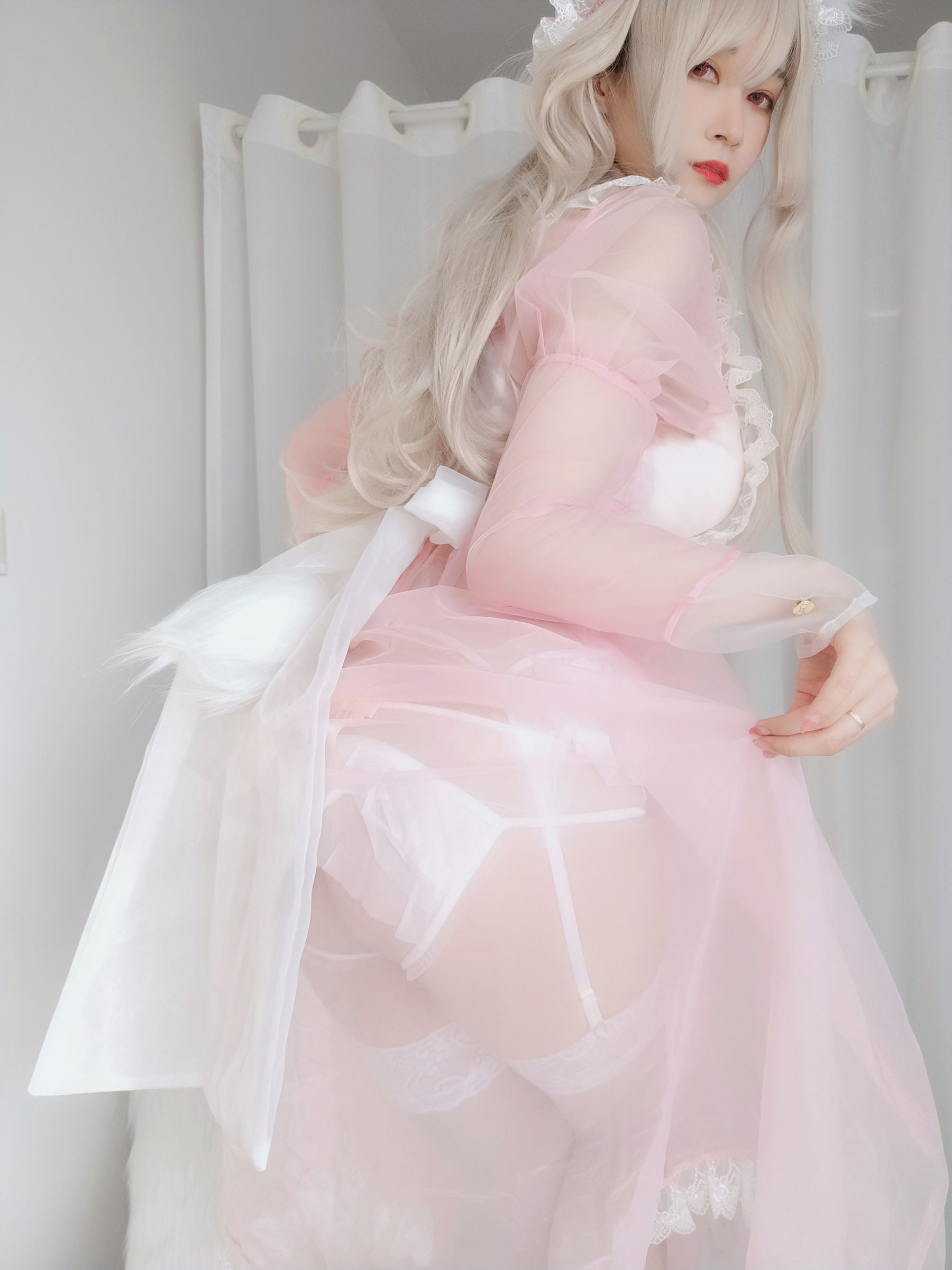 Coser小姐姐白银 女仆小兔子-图13
