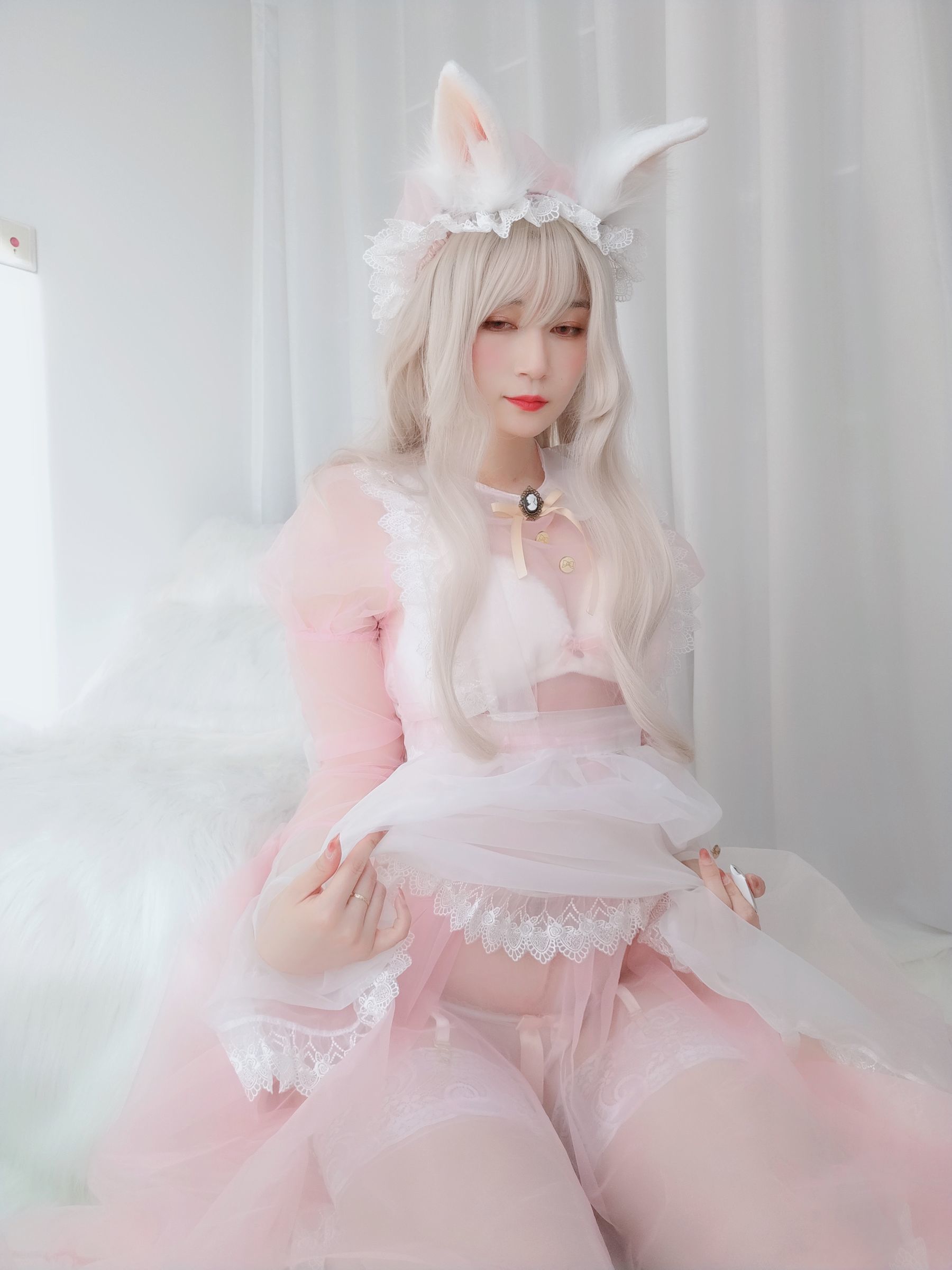 Coser小姐姐白银 女仆小兔子-图14