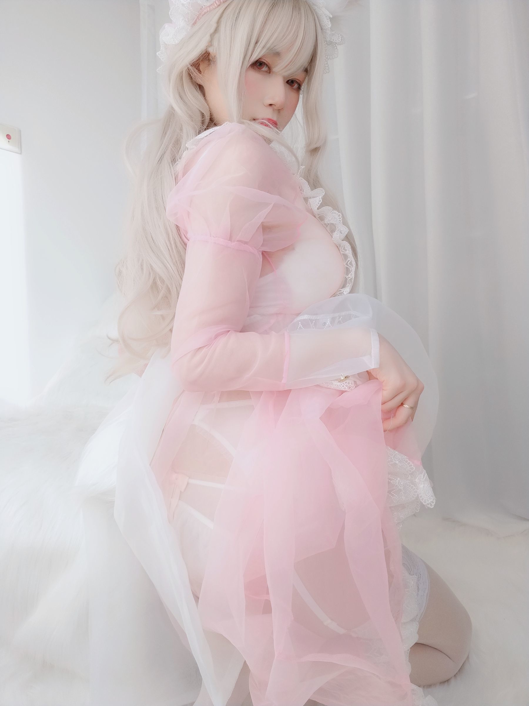 Coser小姐姐白银 女仆小兔子-图15