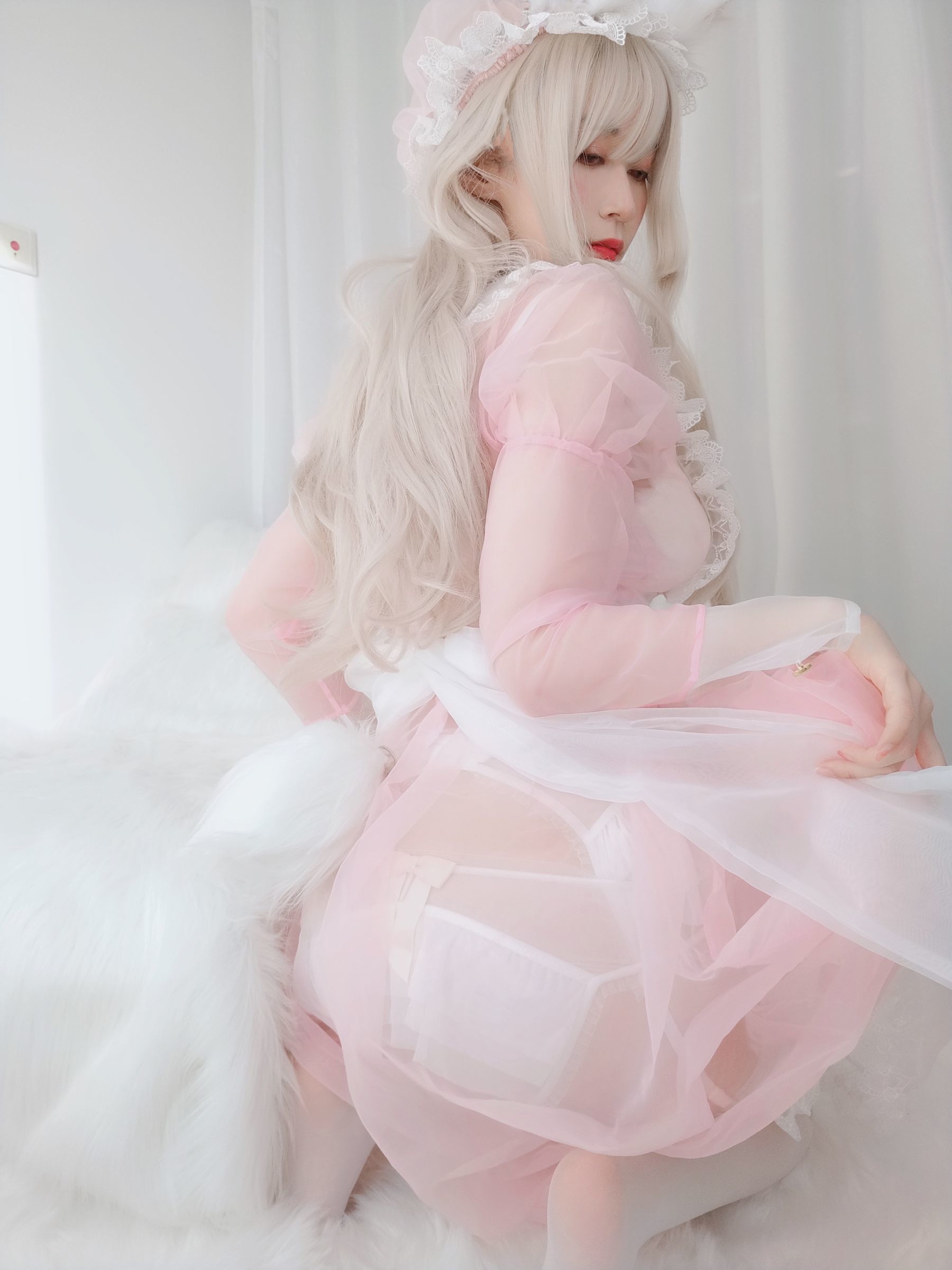 Coser小姐姐白银 女仆小兔子-图16