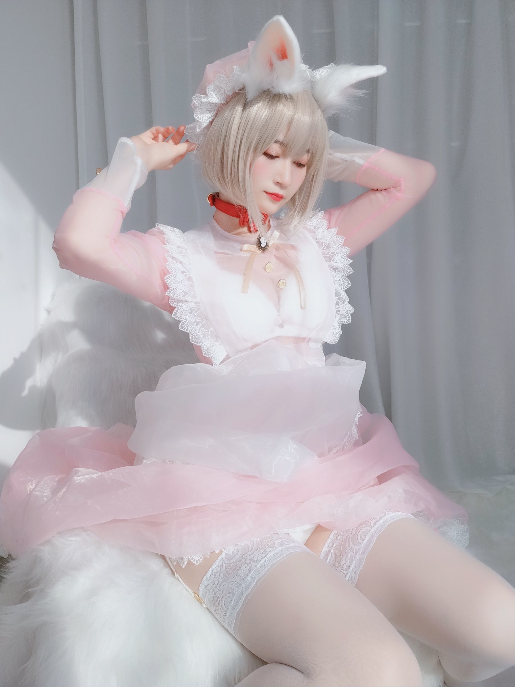 Coser小姐姐白银 女仆小兔子-图22