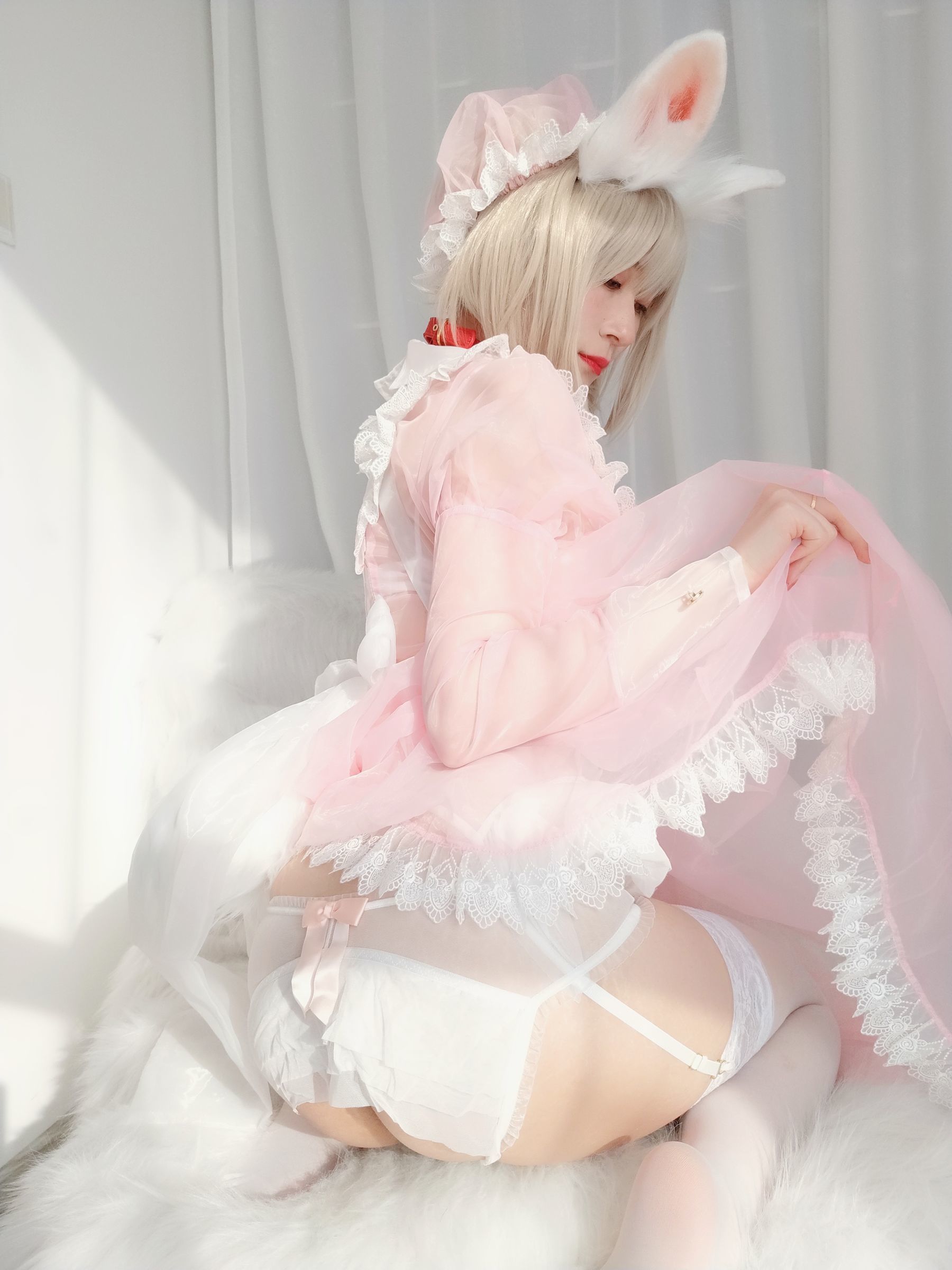 Coser小姐姐白银 女仆小兔子-图25