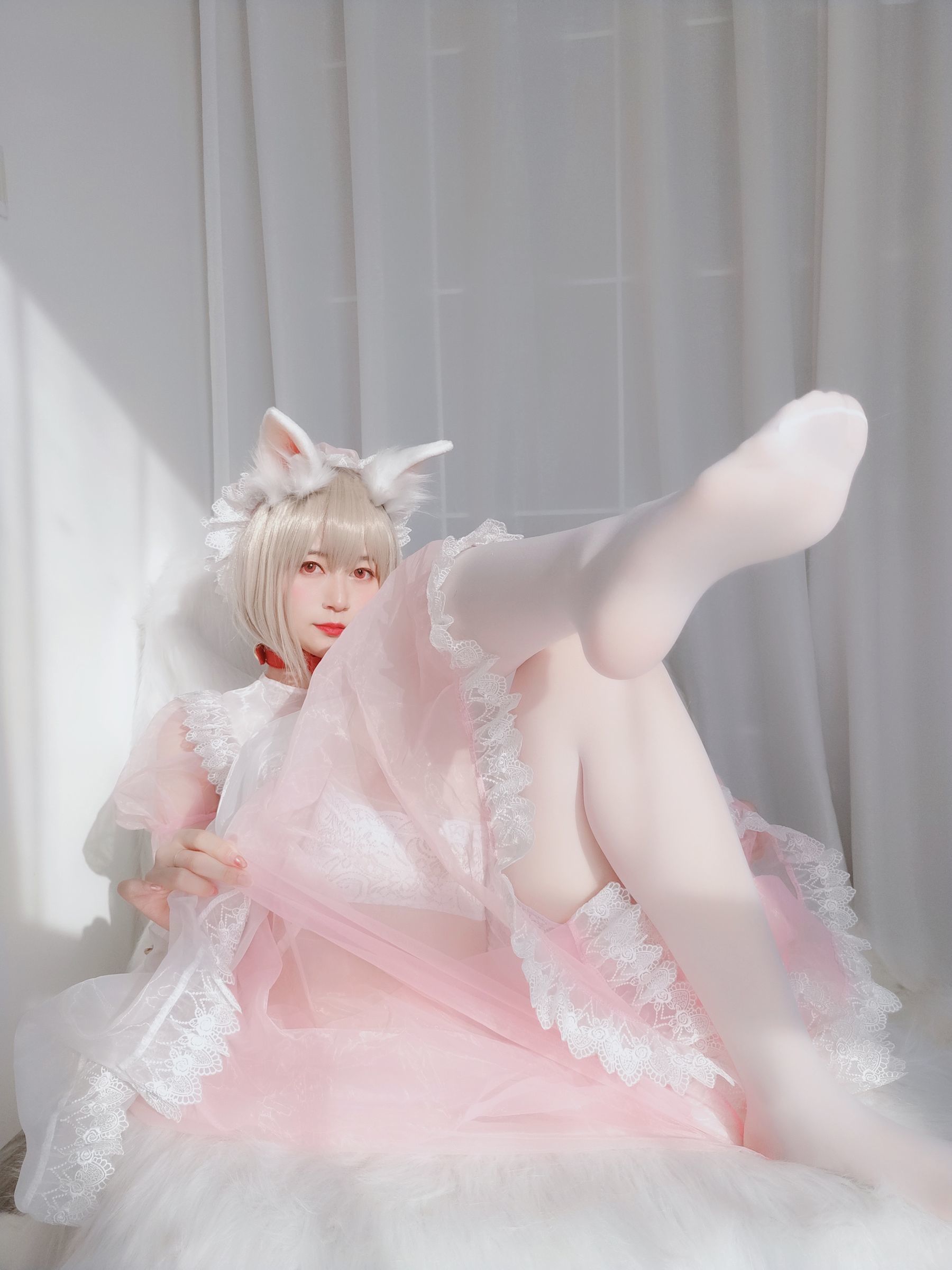 Coser小姐姐白银 女仆小兔子-图32