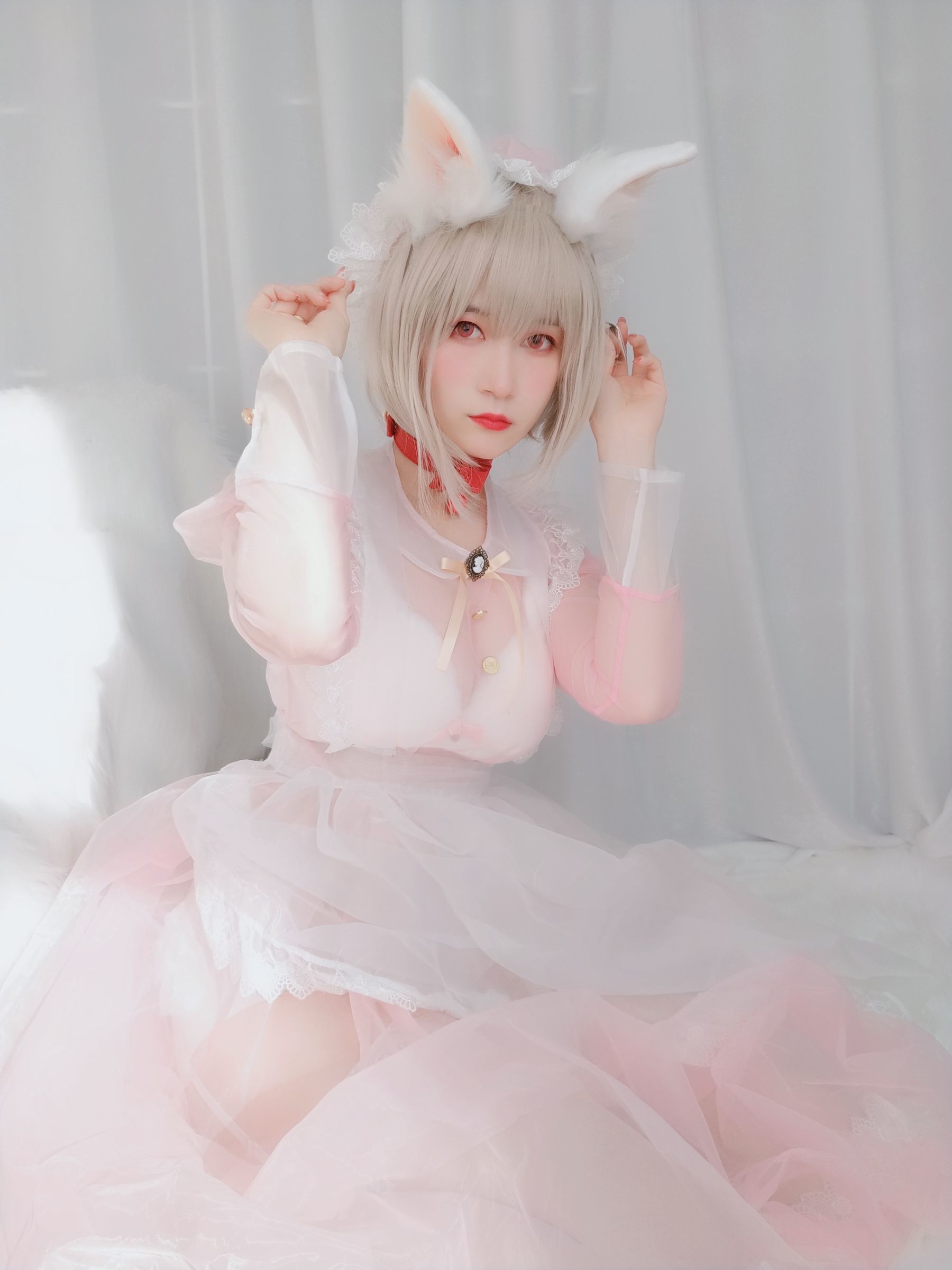 Coser小姐姐白银 女仆小兔子-图39