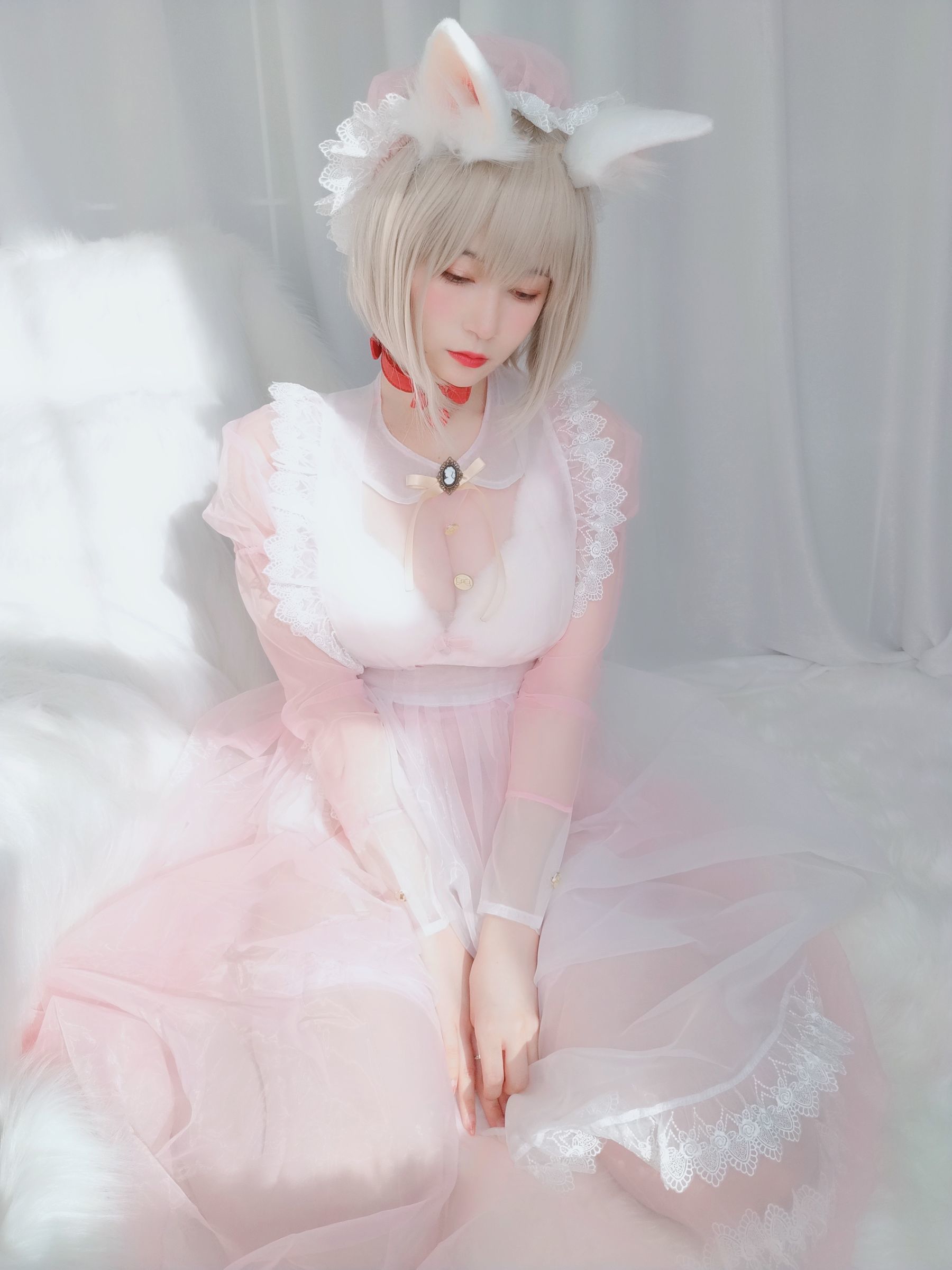 Coser小姐姐白银 女仆小兔子-图48