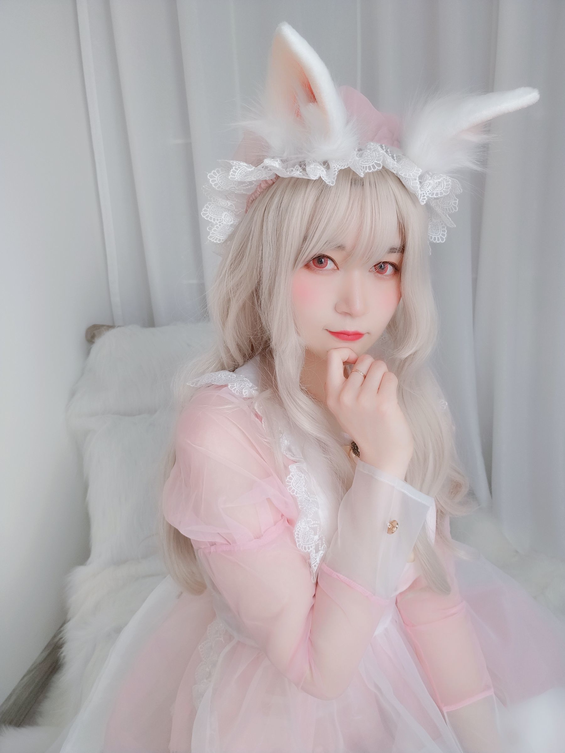 Coser小姐姐白银 女仆小兔子-图6