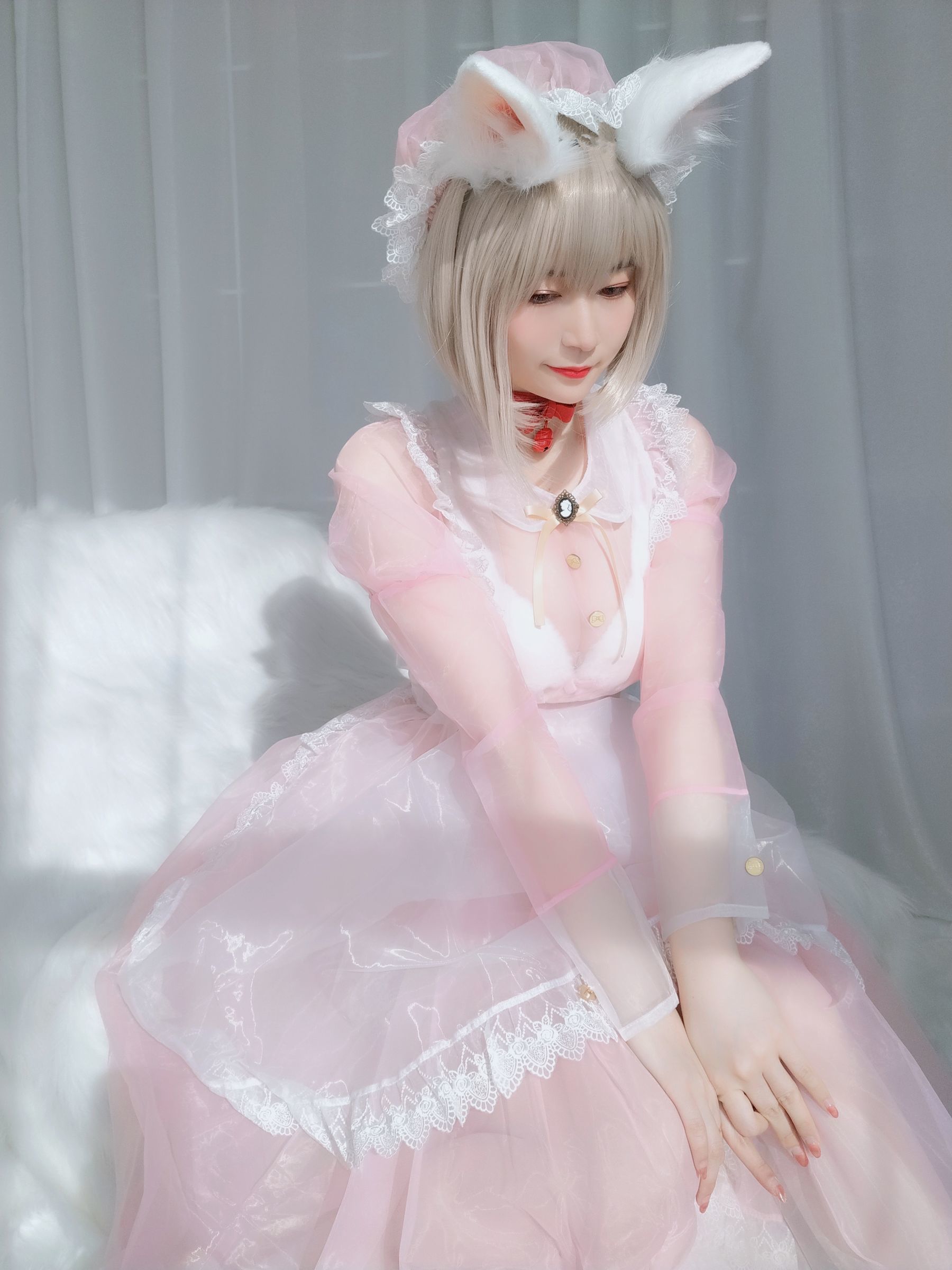 Coser小姐姐白银 女仆小兔子-图77