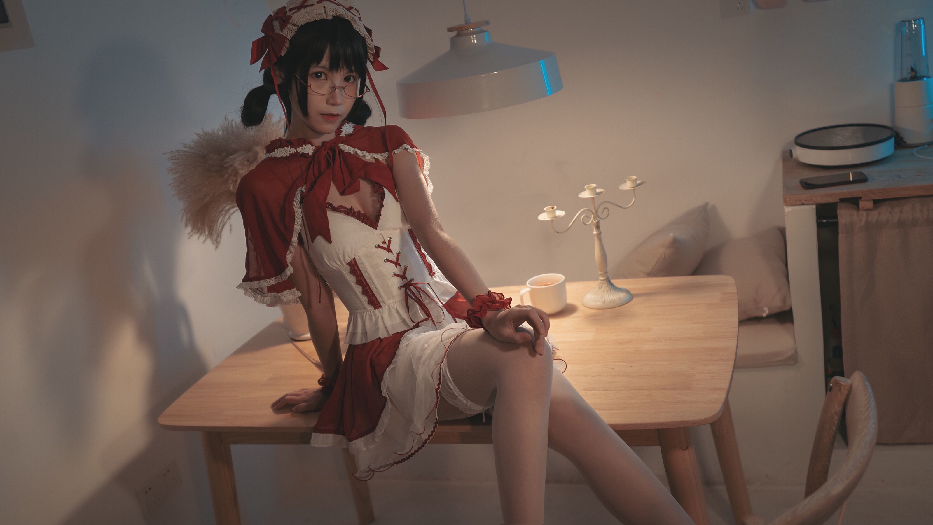 COSER美女逐月su 小红帽-图17