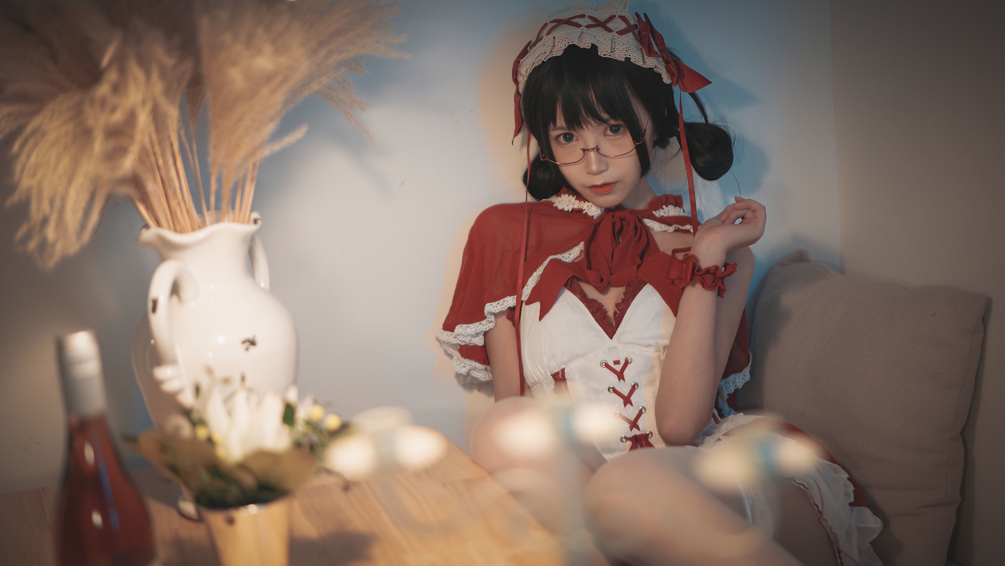 COSER美女逐月su 小红帽-图19