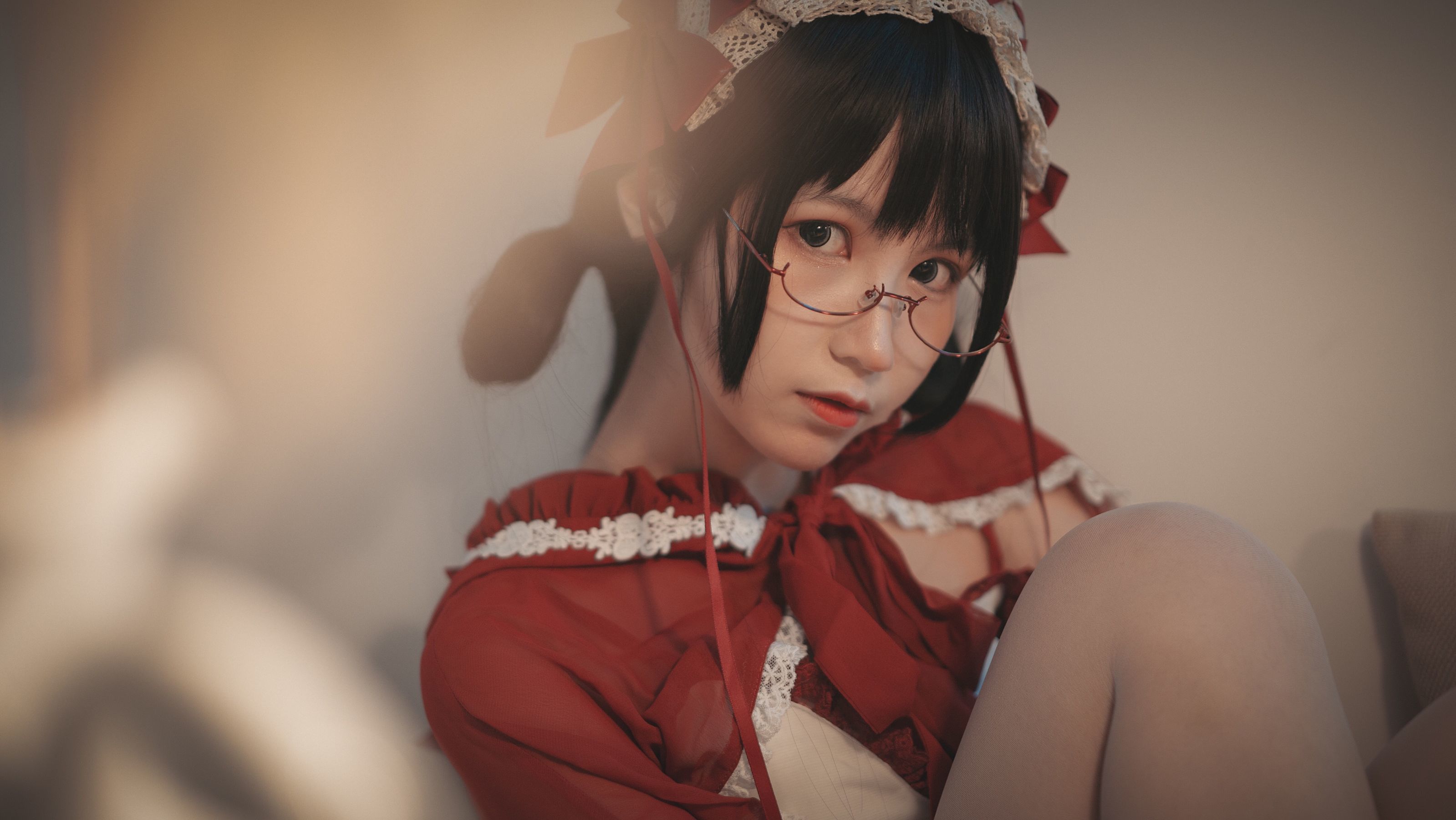 COSER美女逐月su 小红帽-图22