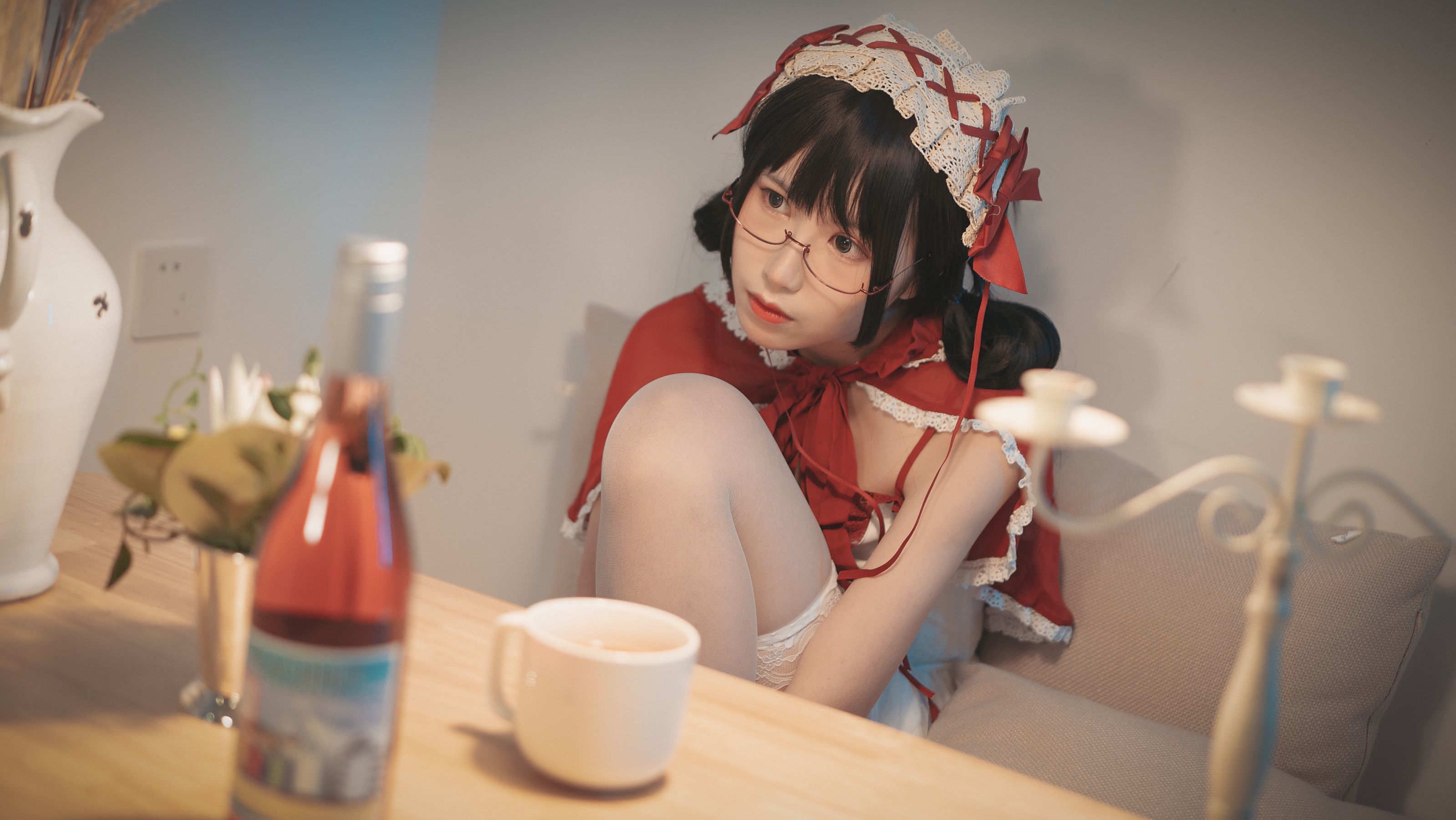 COSER美女逐月su 小红帽-图26