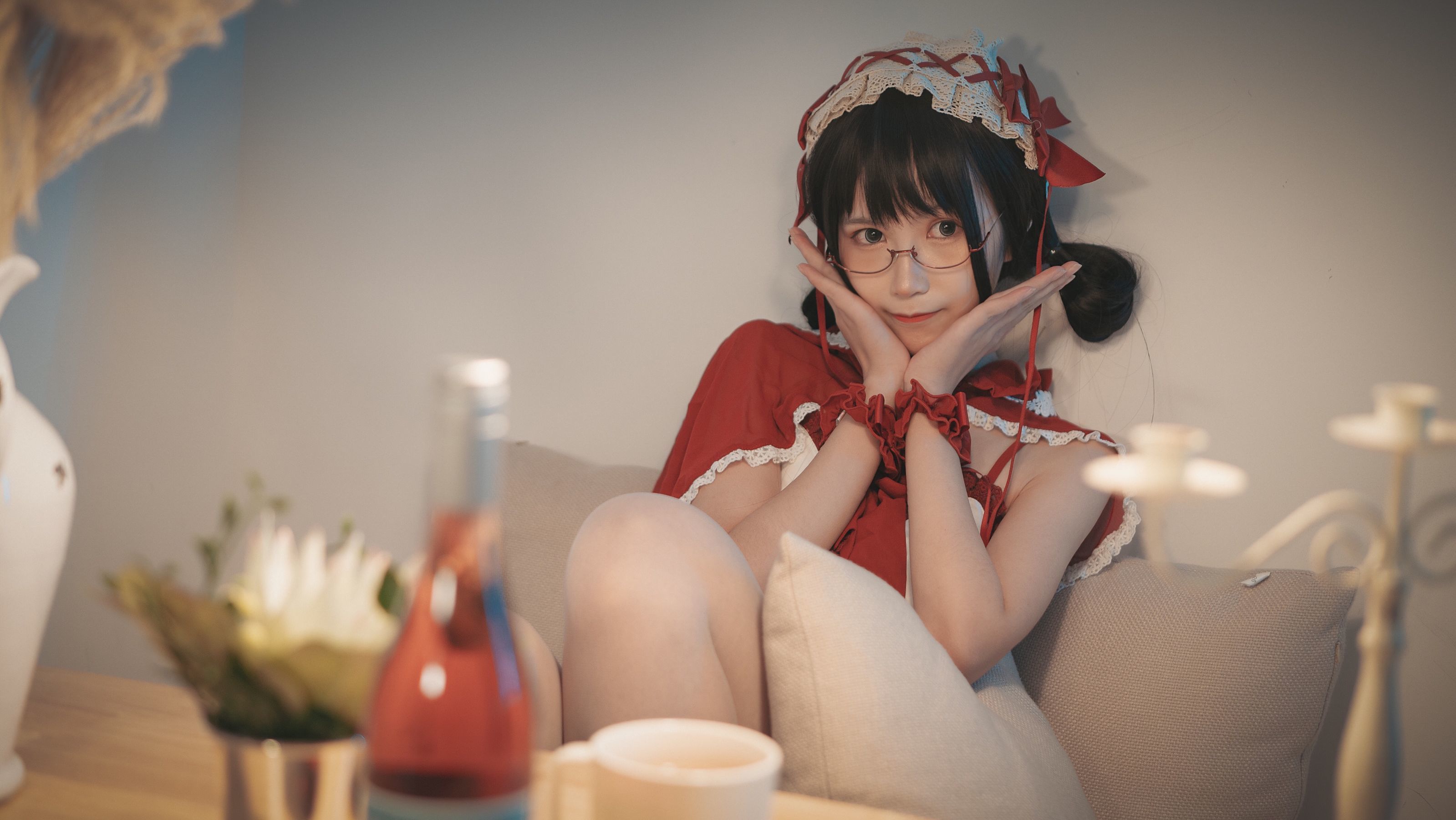 COSER美女逐月su 小红帽-图27