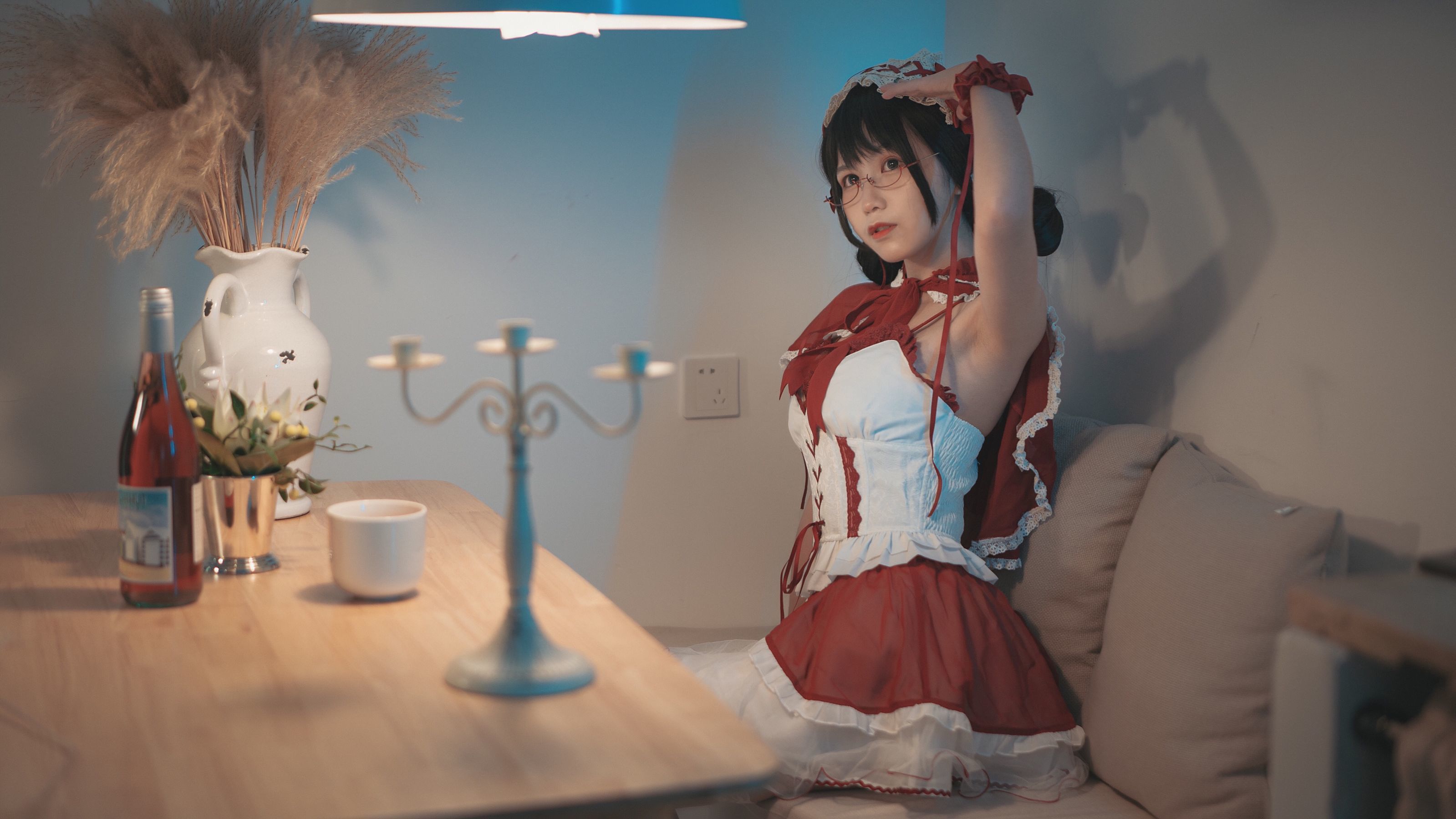 COSER美女逐月su 小红帽-图30