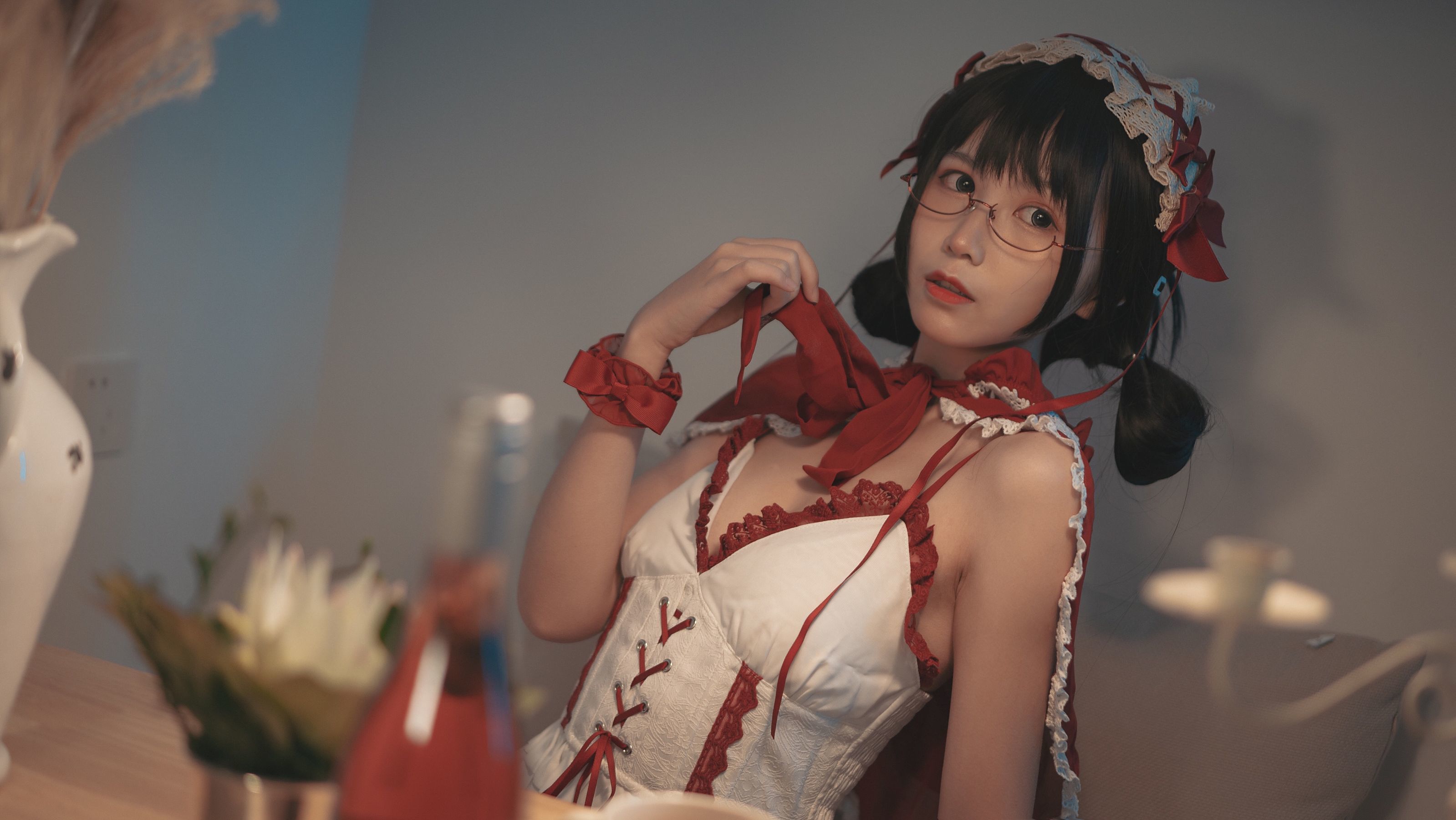 COSER美女逐月su 小红帽-图31