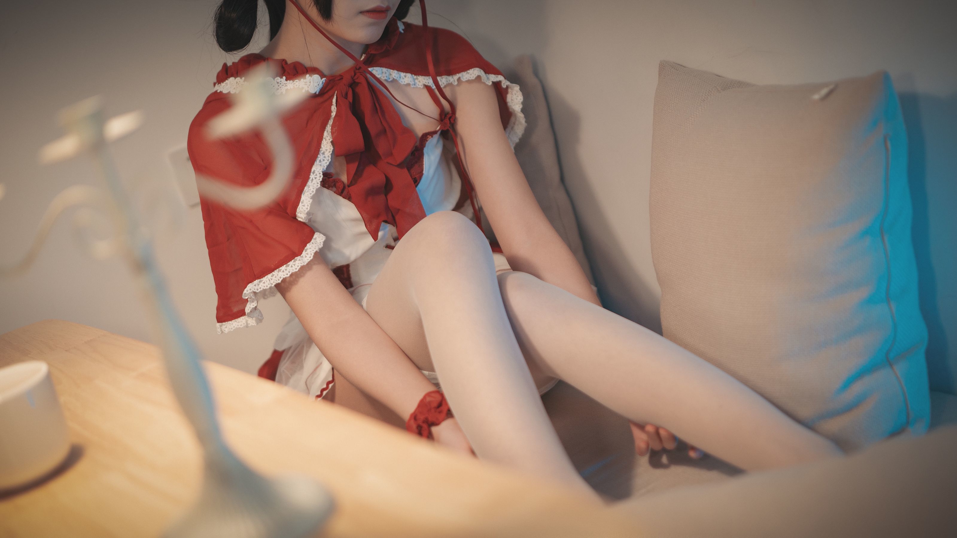 COSER美女逐月su 小红帽-图3