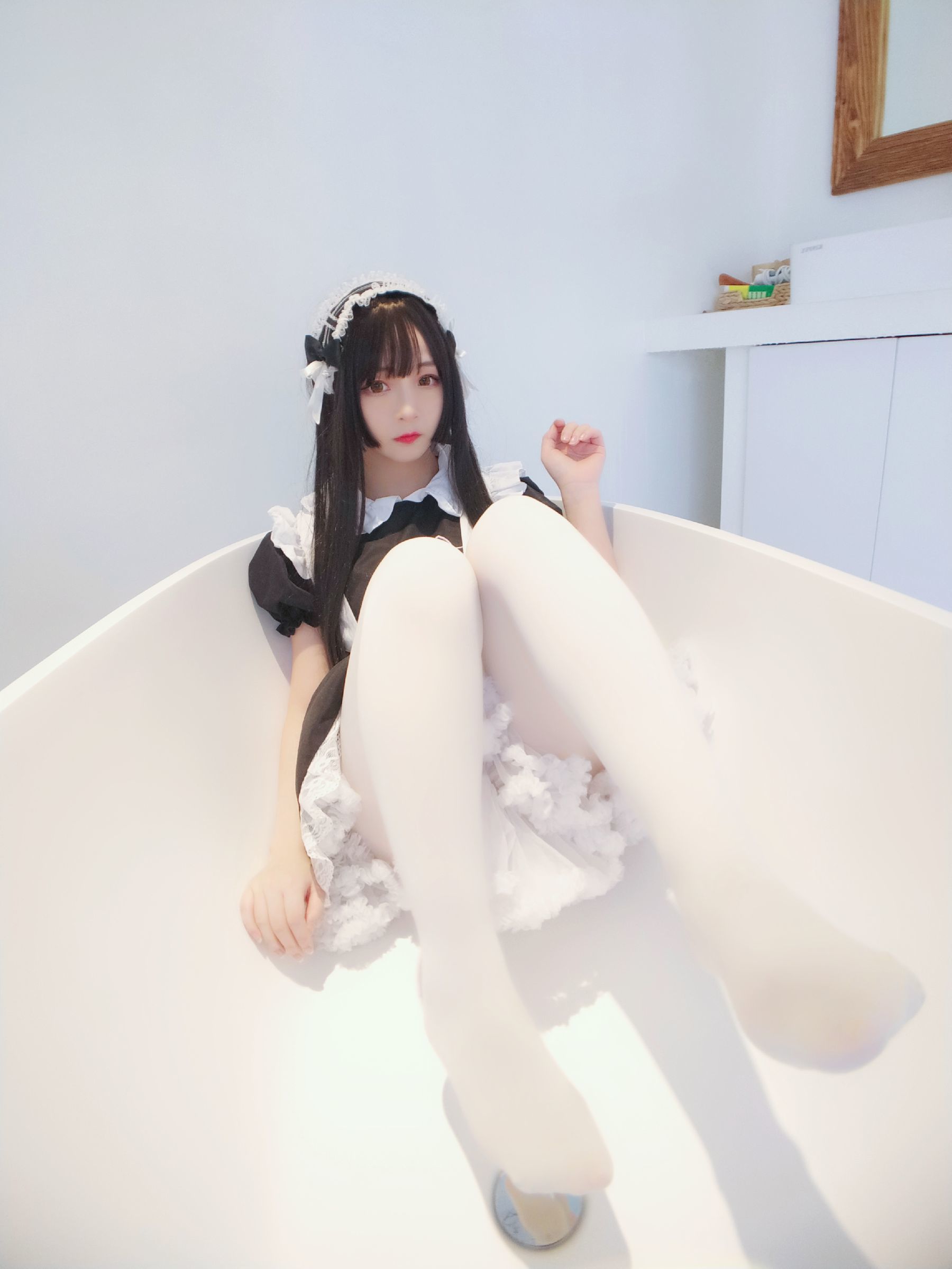 二次元美女古川kagura 黑白女仆-图18