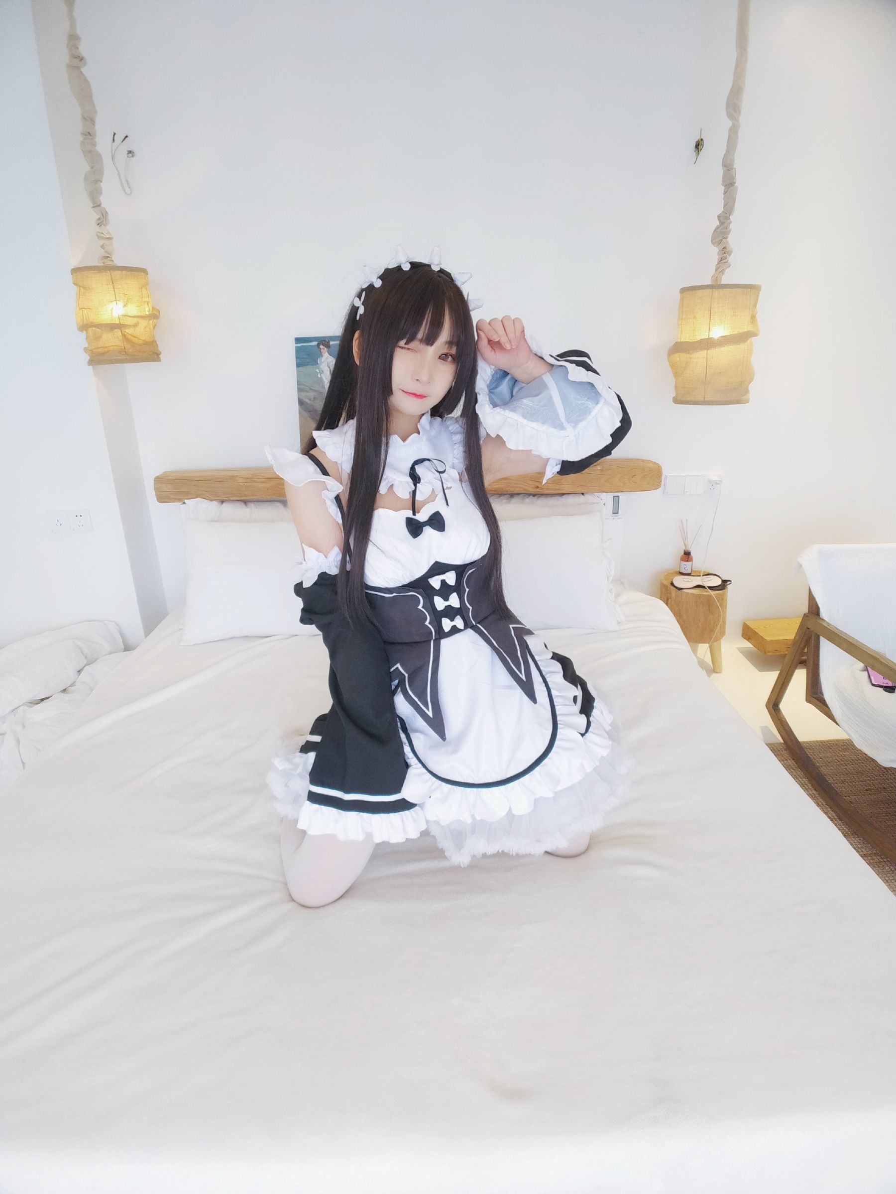 二次元美女古川kagura 黑白女仆-图21