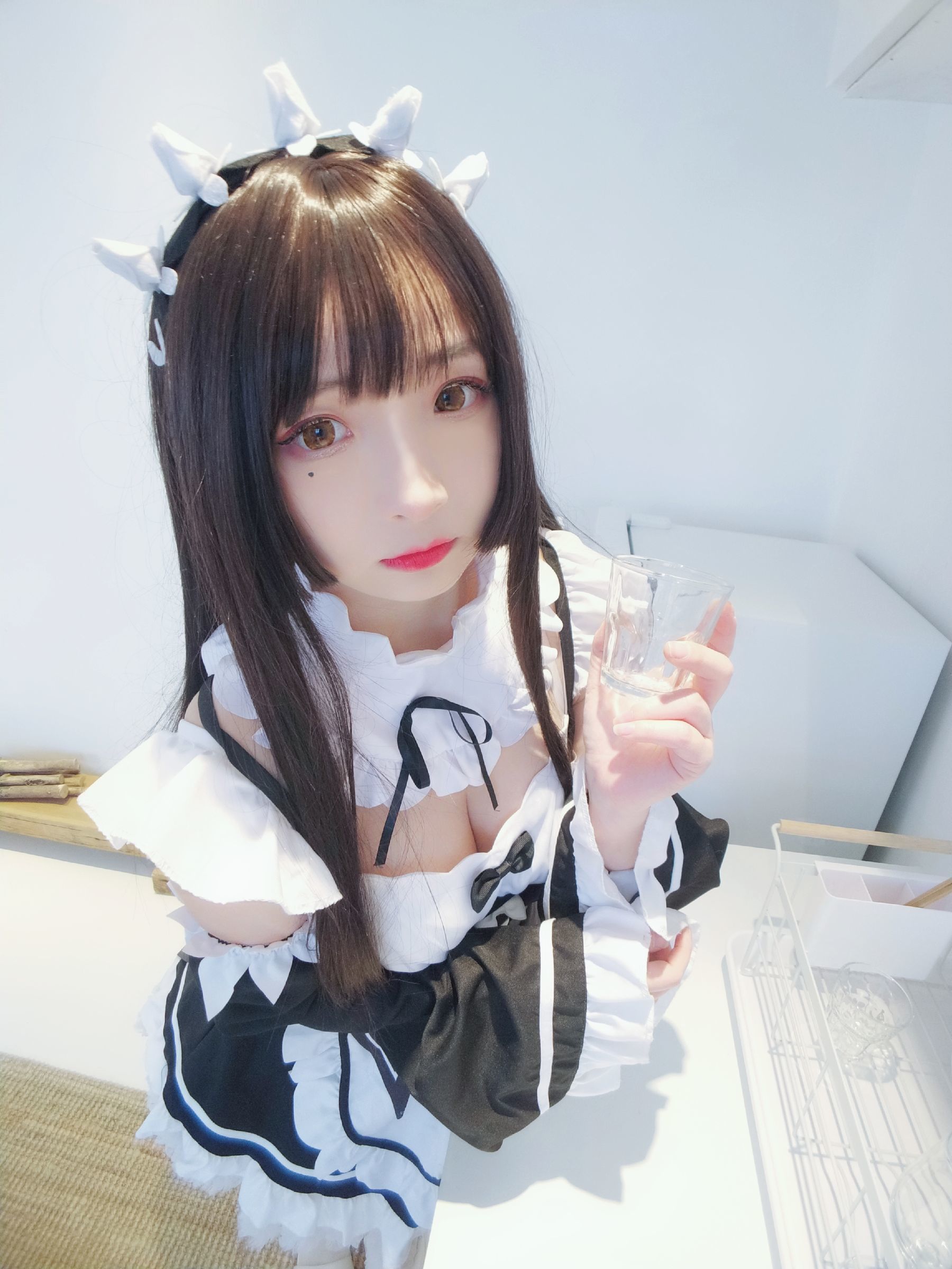 二次元美女古川kagura 黑白女仆-图22