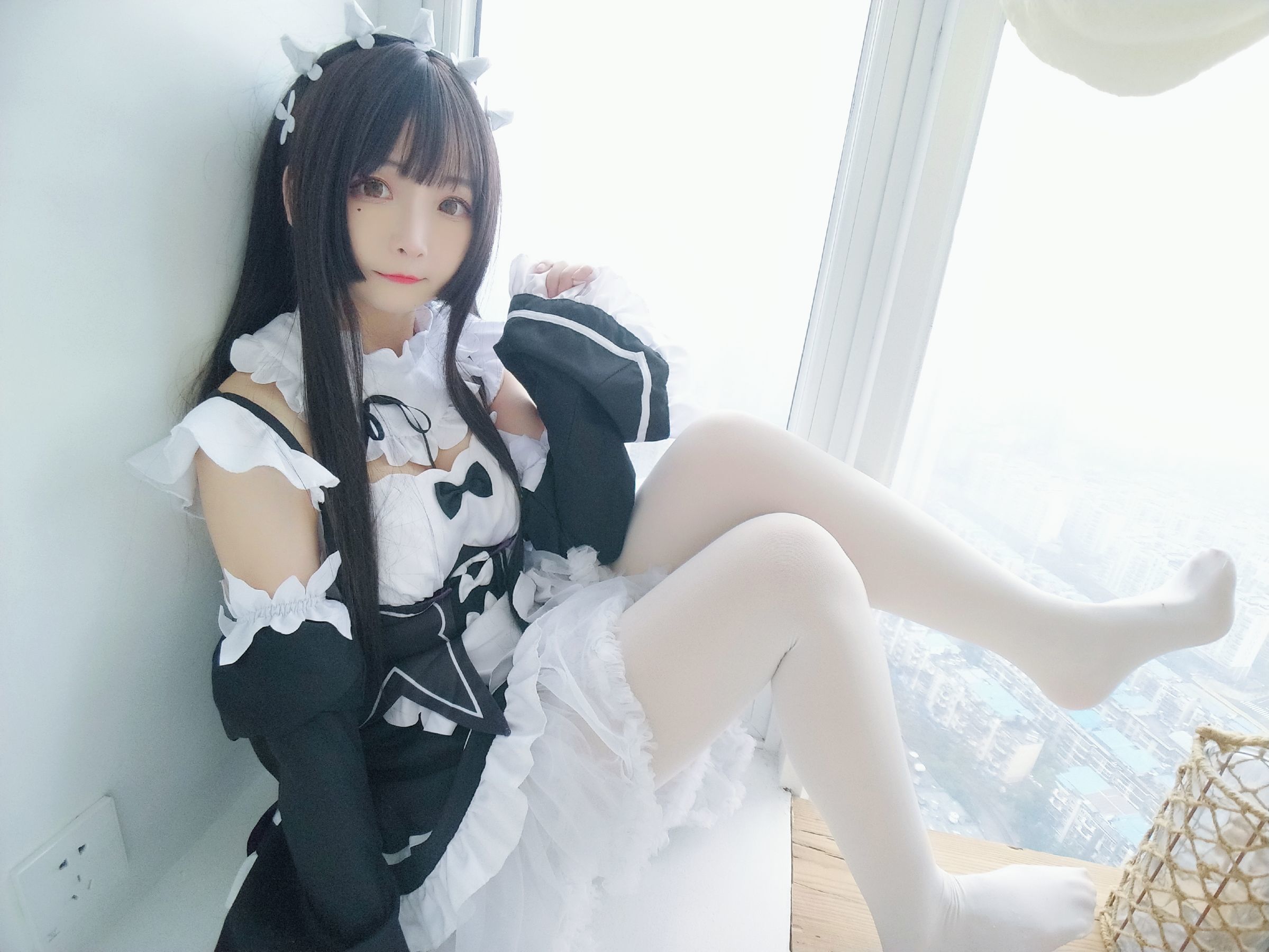 二次元美女古川kagura 黑白女仆-图26