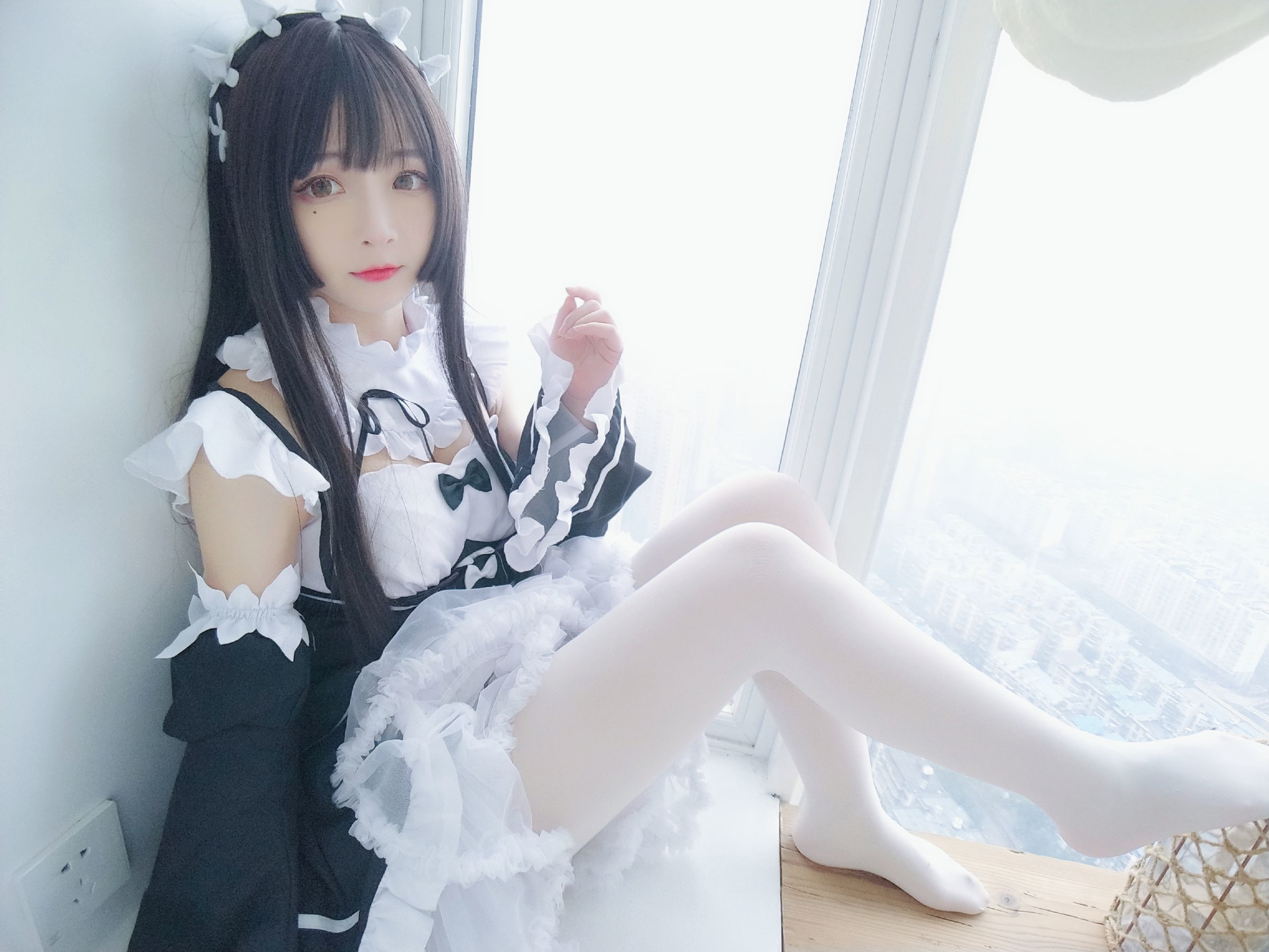 二次元美女古川kagura 黑白女仆-图27