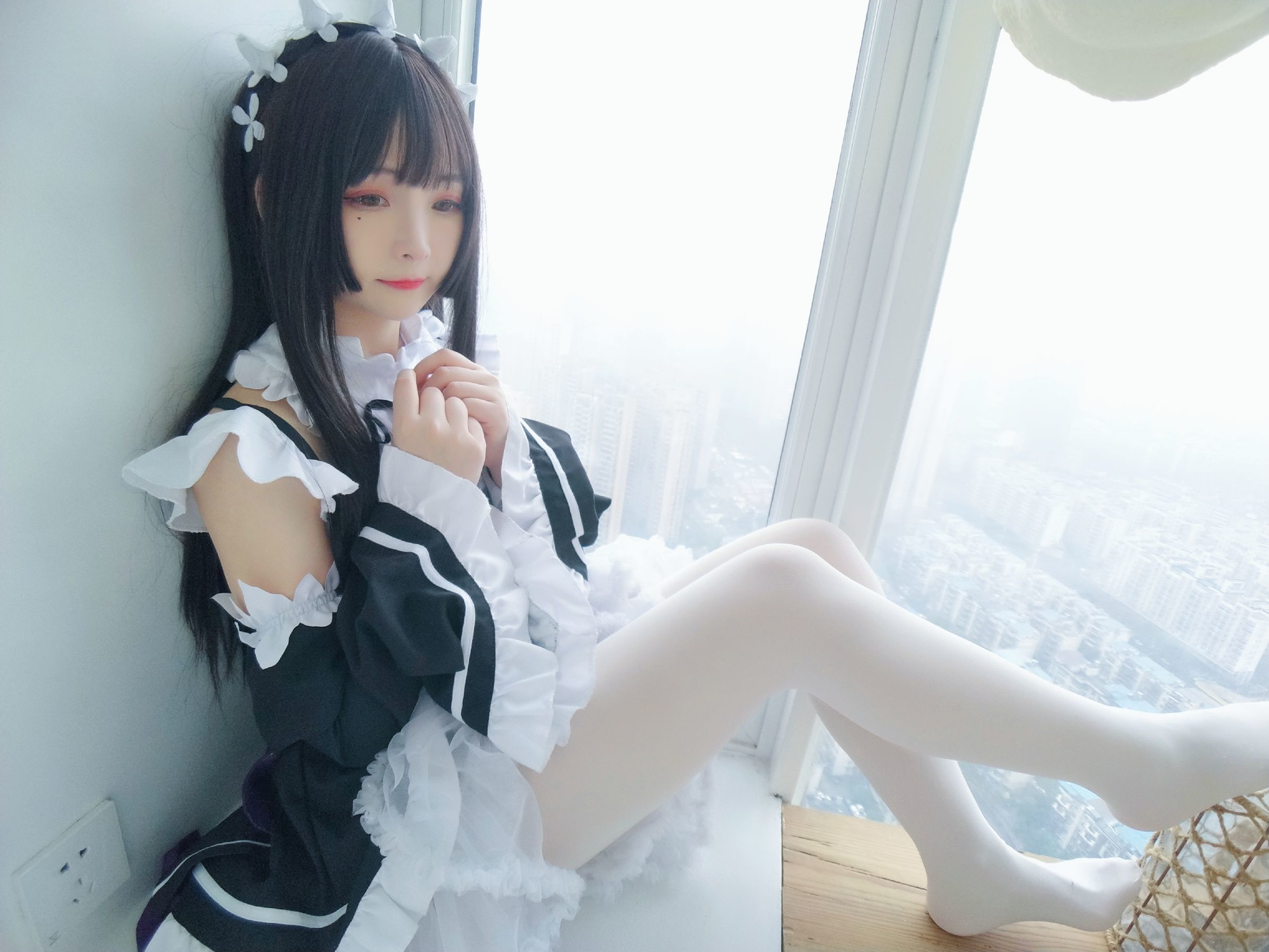 二次元美女古川kagura 黑白女仆-图29