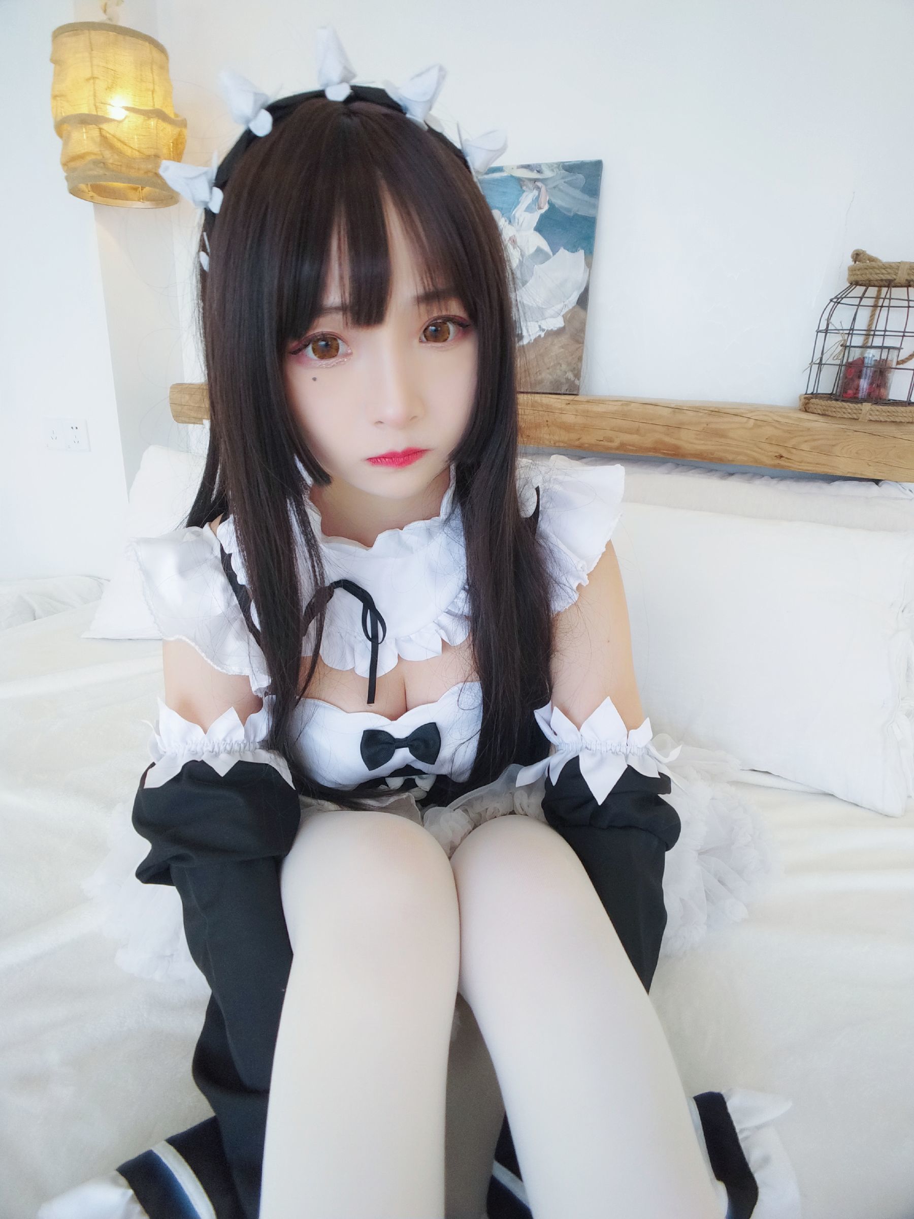 二次元美女古川kagura 黑白女仆-图30